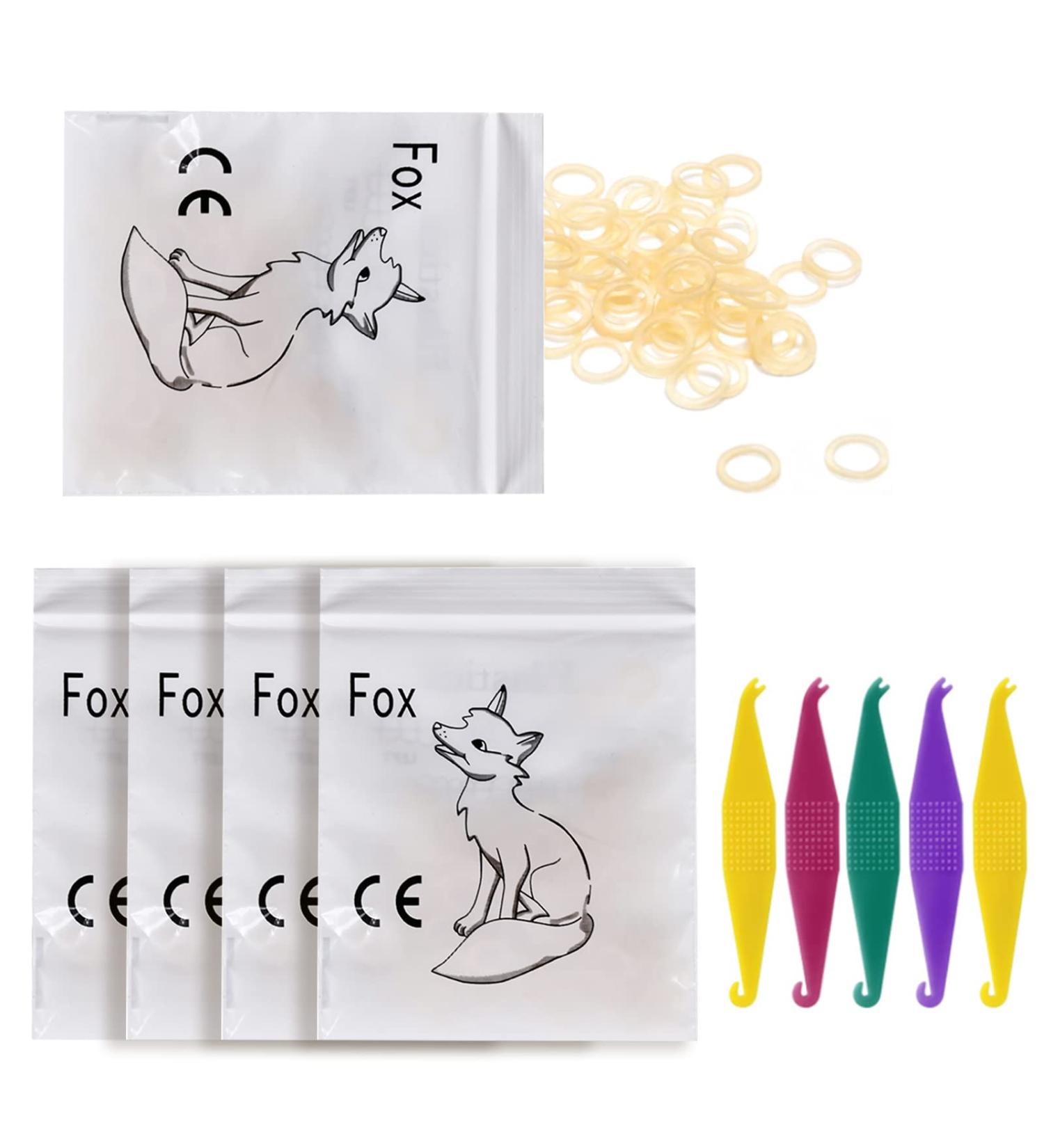 Jaw-Friendly Elastic Rubber Bands for Braces - 500 Tooth Traction Straps (5 Pieces 0.6 cm Fox) | International Shipping - Buy Online on GoSupps.com