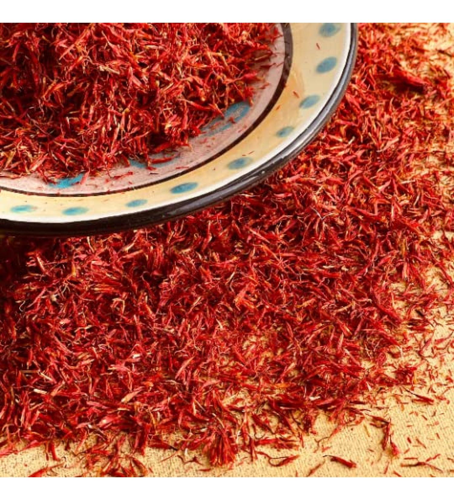 Dried Edible Safflower Petals - 50g - Food Grade - Culinary - Savoury - Colouring - Decoration (368) - Buy Online on GoSupps.com