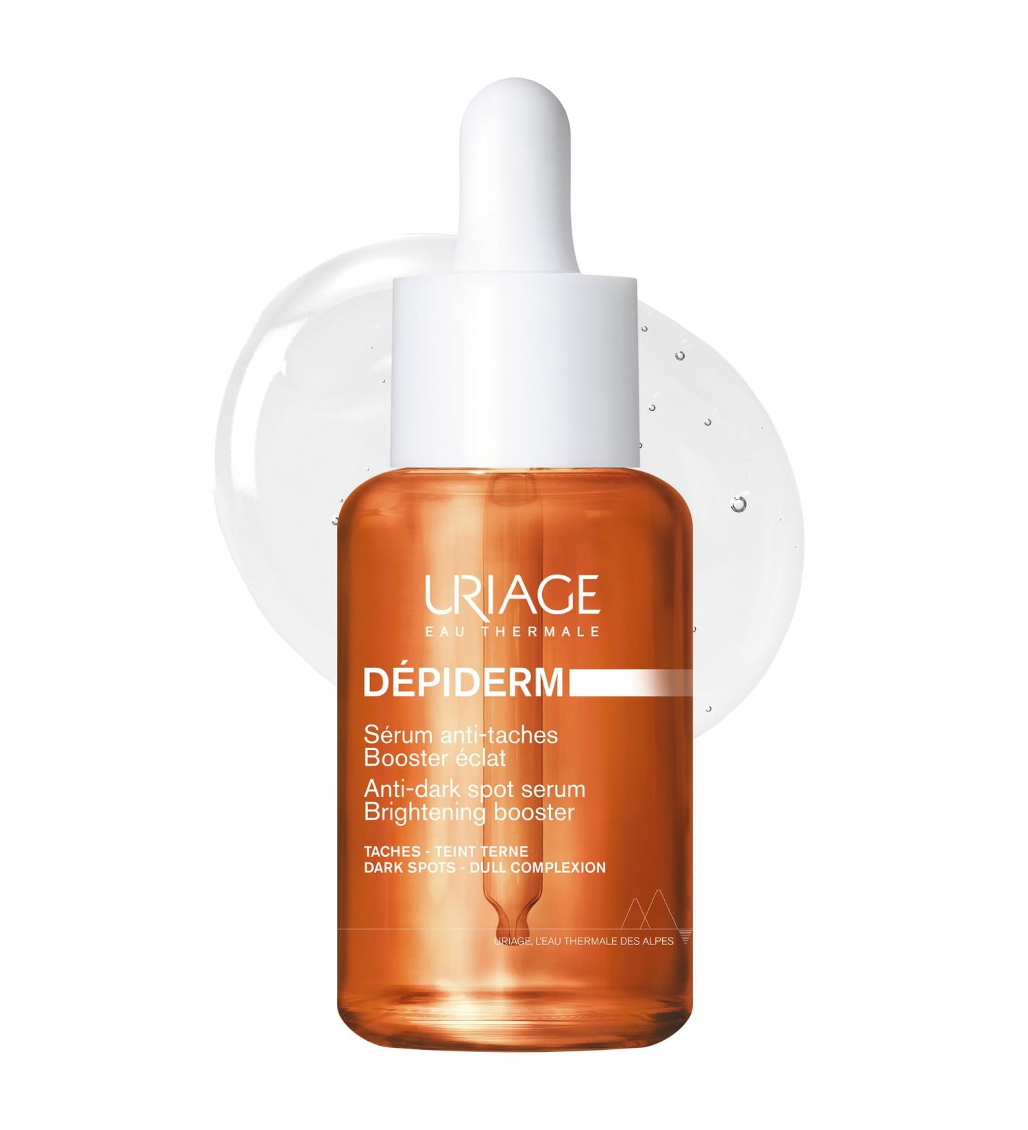 Uriage D piderm Anti-Dark Spot Serum Brightening Booster 30ml - Concentrated 20% Vitamin C Complex & Niacinamide - Reduces Dark Spots in 28 Days! 94% Natural Ingredients - Suitable for Sensitive Skin - Buy Online on GoSupps.com