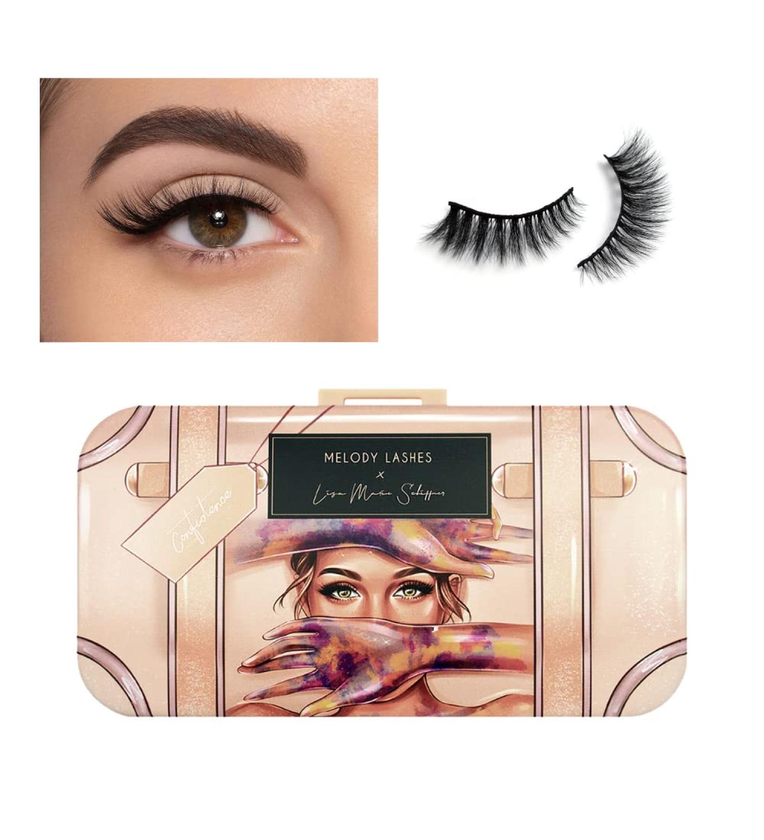 Melody Lashes Lisa Marie Schiffner - Ultra Fluffy Vegan Eyelashes | Premium Quality Natural & Reusable Up to 15x - Buy Online on GoSupps.com
