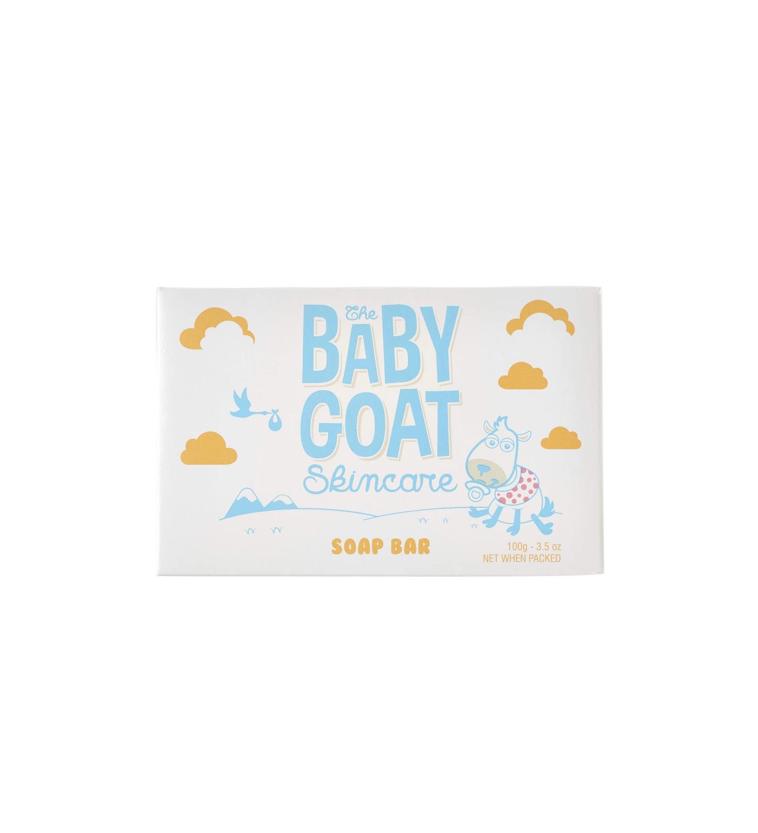 Baby Goat Skincare | Pure Goat's Milk Soap for Newborns & Infants | Hydrating & Barrier-Enhancing Formula | All Skin Types | 100g - Buy Online on GoSupps.com