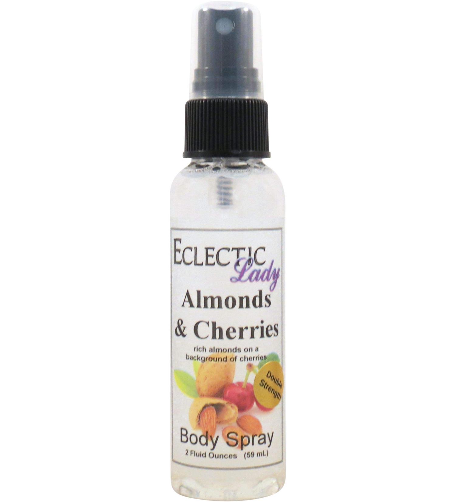 Almonds And Cherries Body Spray Body Mist for Women with Clean Light & Gentle Fragrance Long Lasting Perfume with Comforting Scent for Men & Women Cologne with Soft Subtle Aroma For Daily Use Double Strength 2 Fluid Ounces - Buy Online on GoSupps.com