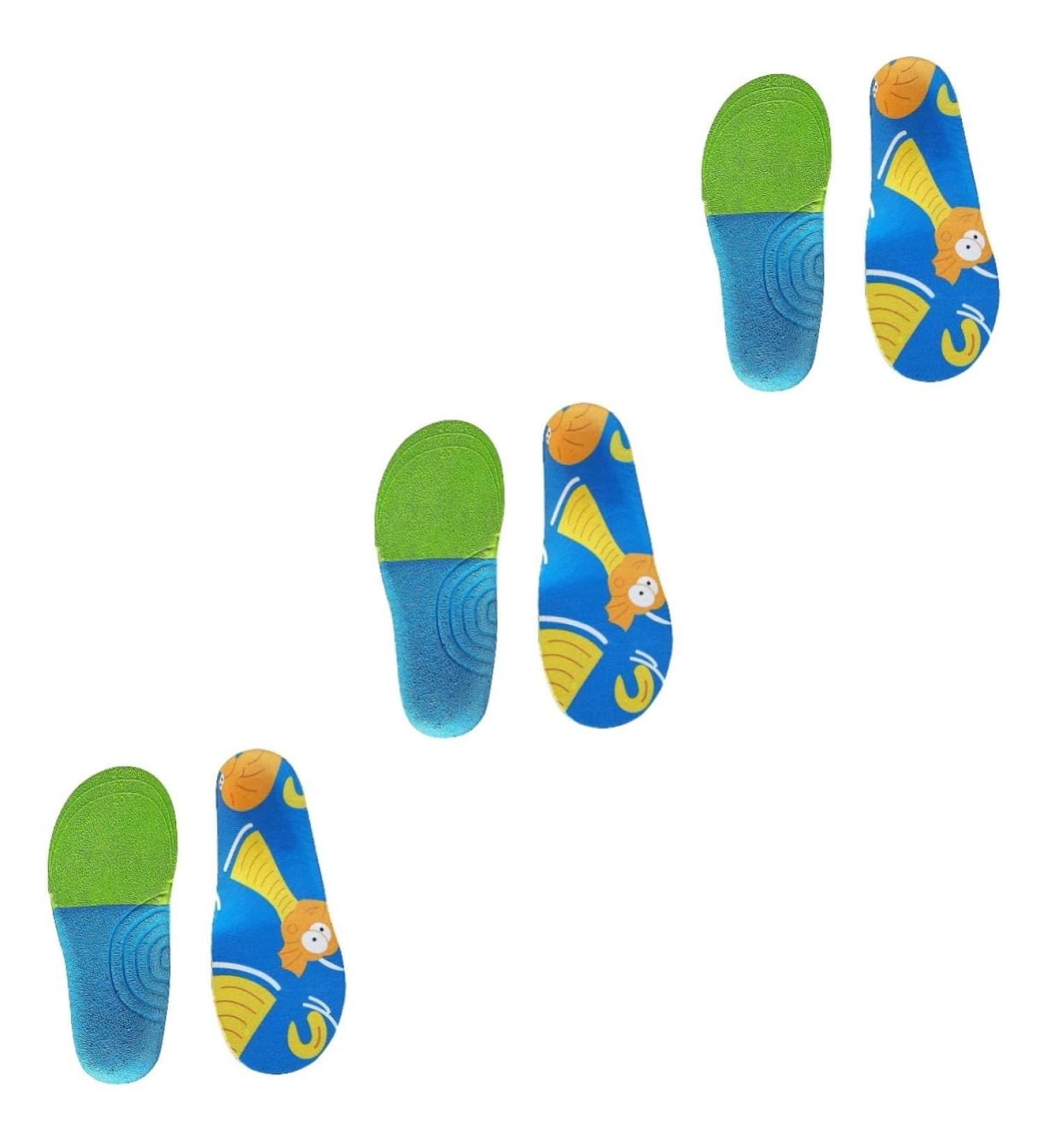 Gatuida 3 Pairs High Arch Support Insoles - Comfortable Athletic Orthotics for Running & Sweat Absorption - Buy Online on GoSupps.com