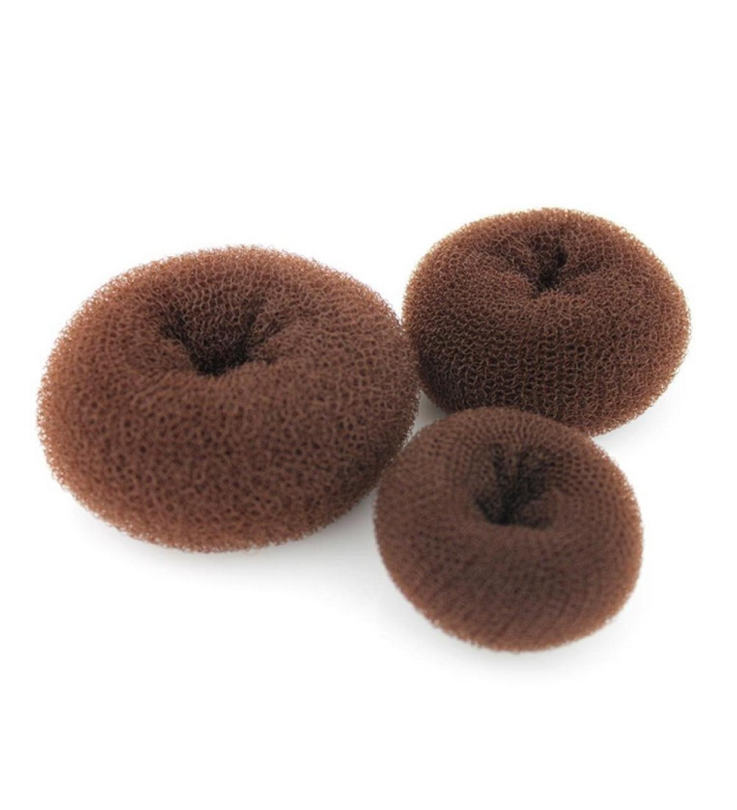 3PCS(Small+Medium+Large) Women Hair Bun Maker Styler Rings Donut Buns Doughnut Shaper Chignon Former Bun Updo Hair Styling Accessories Brown - Buy Online on GoSupps.com