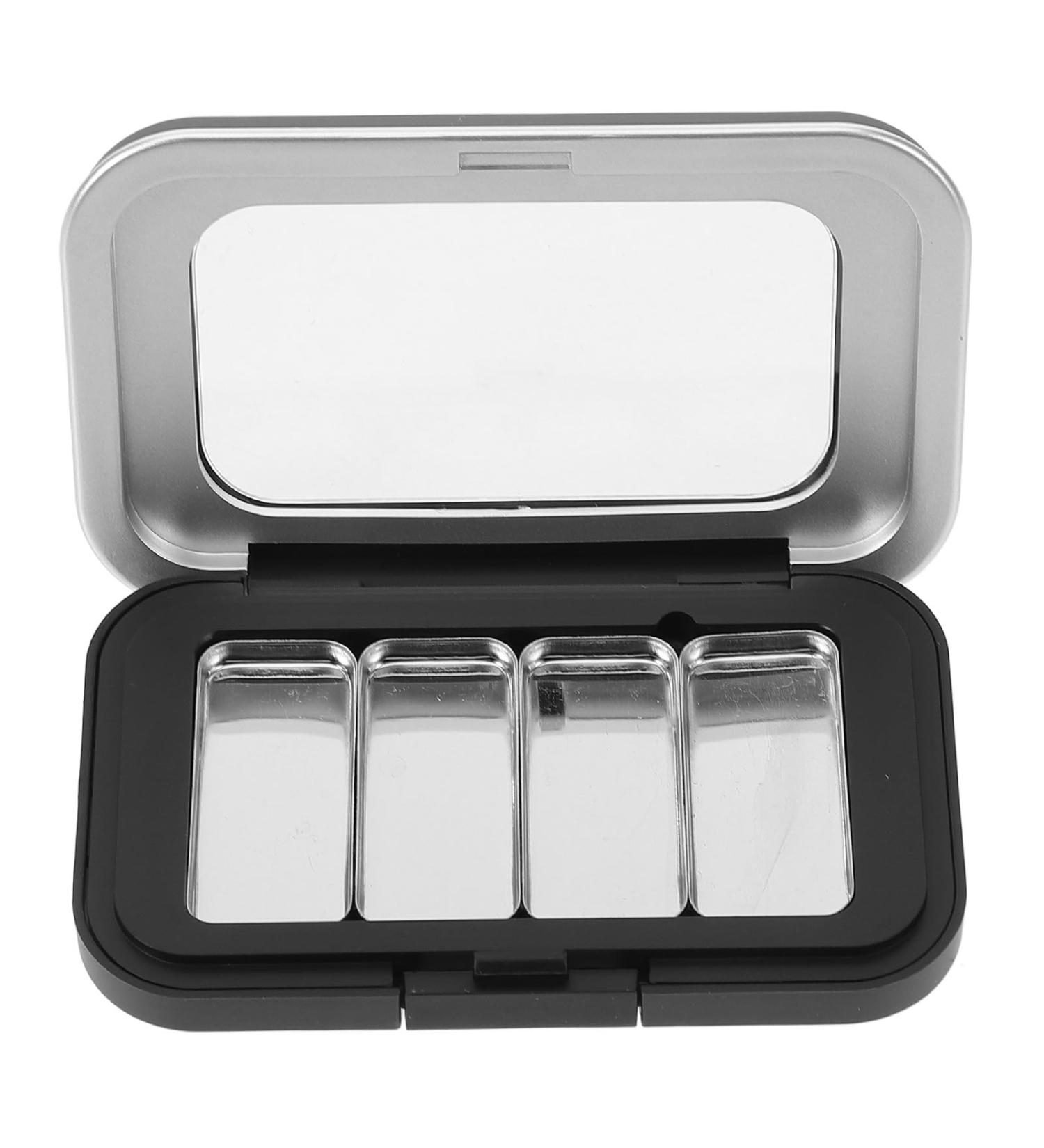 Healeved Godets de Fards Joues Vides Magn tiques Ensemble de 4 Petites Bo tes de Rangement Plateau en M tal Palette DIY pour Maquillage Personnalis Usage Professionnel - Buy Online on GoSupps.com