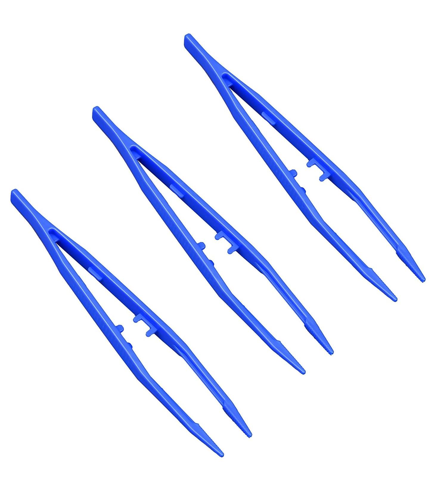HAICN 3Pcs Reptiles Feeding Tweezers Plastic Anti-Slip Tweezers Reptile Feeding Tongs Feeding Tool for Snakes Lizard Tortoise Gecko (Blue) - Buy Online on GoSupps.com
