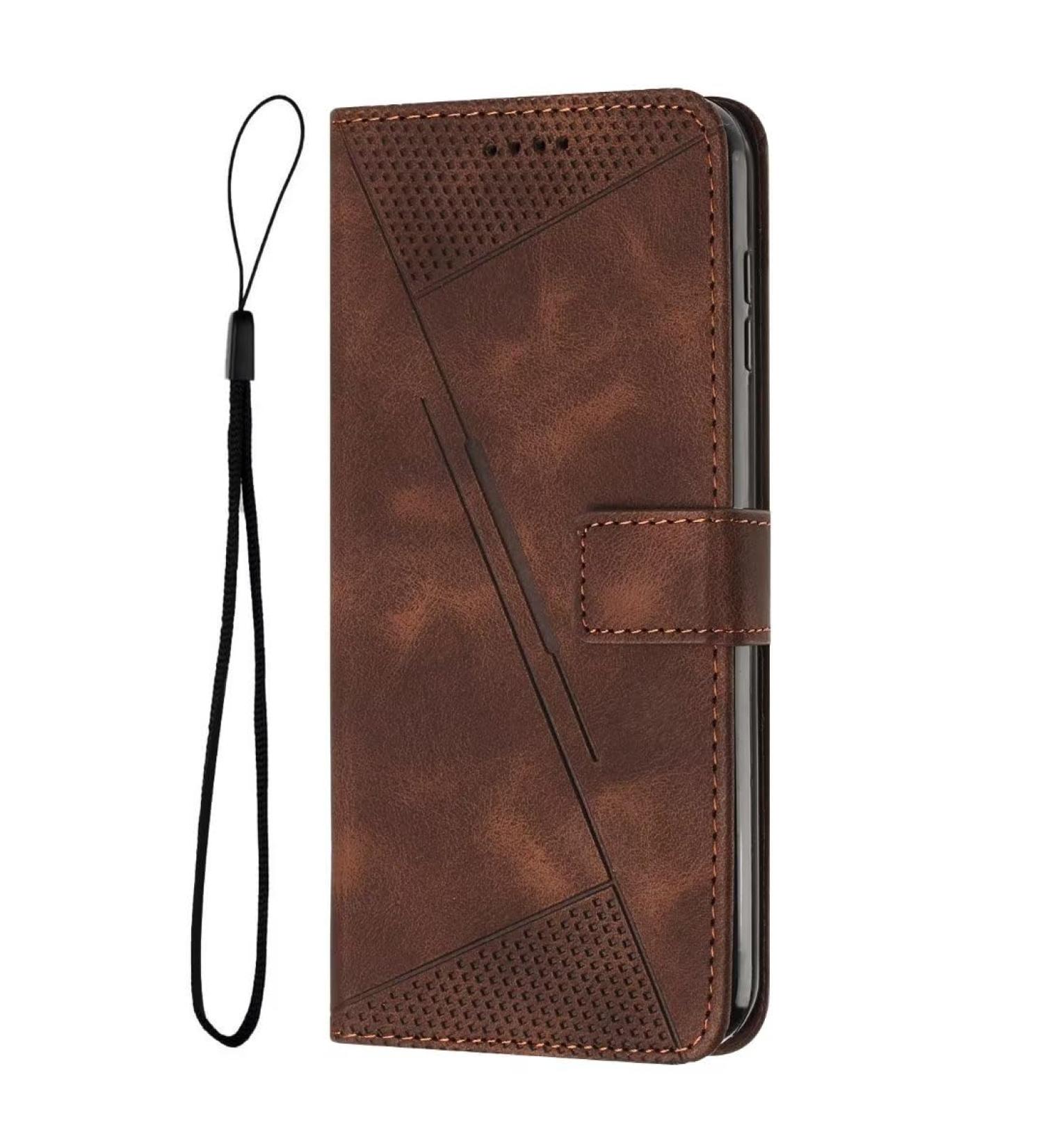 Buy OPPO Reno 5 / Find X3 Lite Case - PU Leather Flipcover Silicon Bumper Magnet Stand - Brown Handy Shell | International Shipping - Buy Online on GoSupps.com