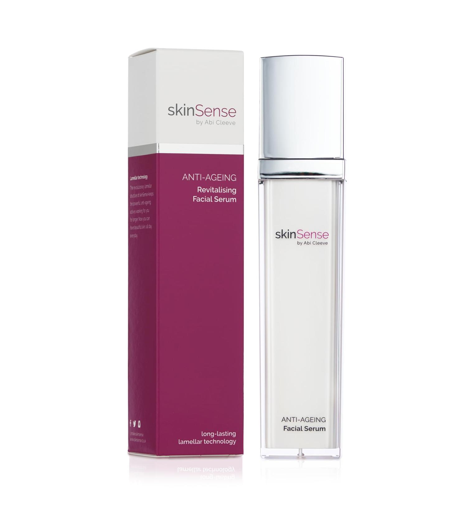 SkinSense Anti-Ageing Revitalising Facial Serum Day Cream for Women Anti-Ageing Skin Repair Cream Face Brightening Cream Face Serum for Women with Mature Skin - Buy Online on GoSupps.com
