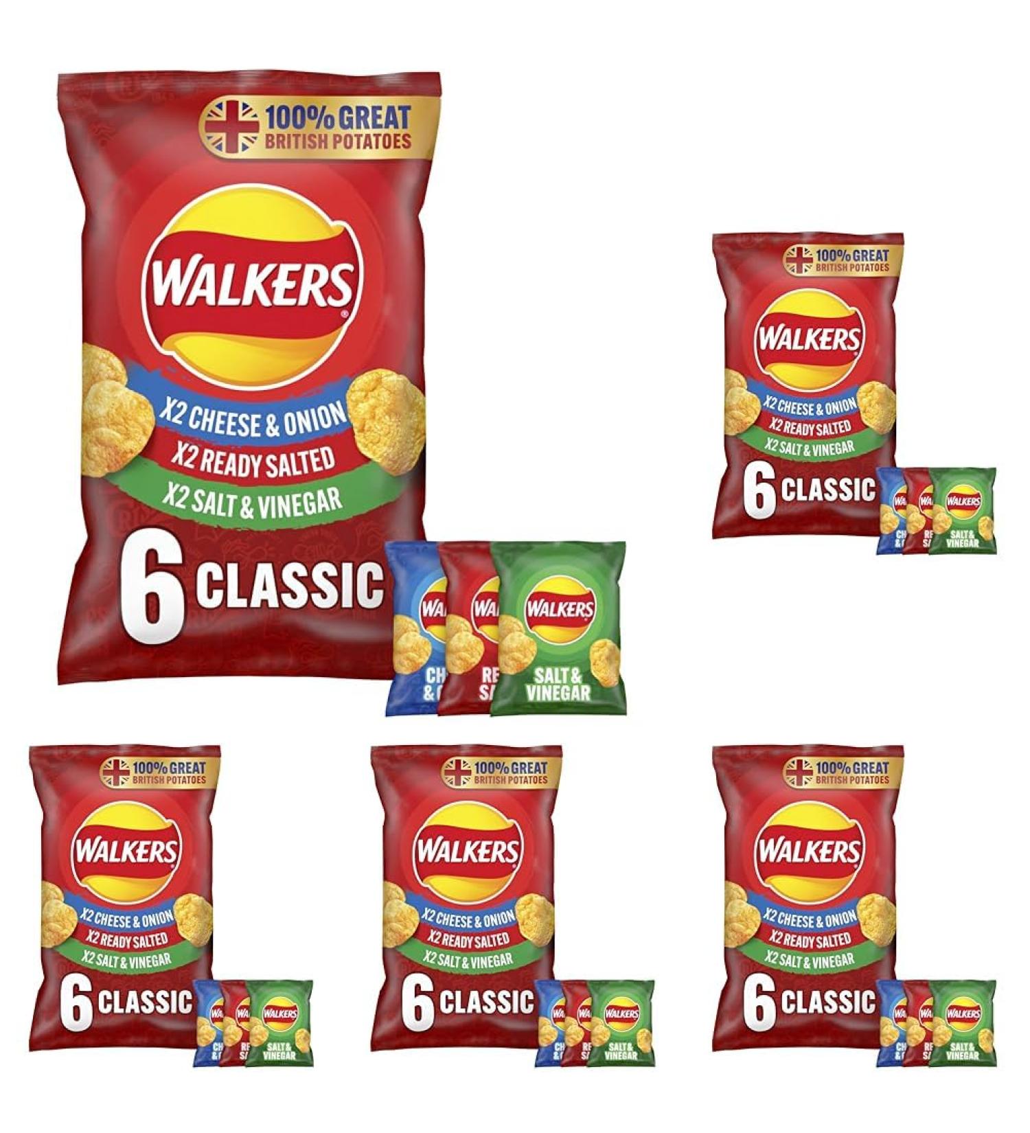 Walkers Crisp Classic Variety 25g (30 Pack) - Buy Online on GoSupps.com