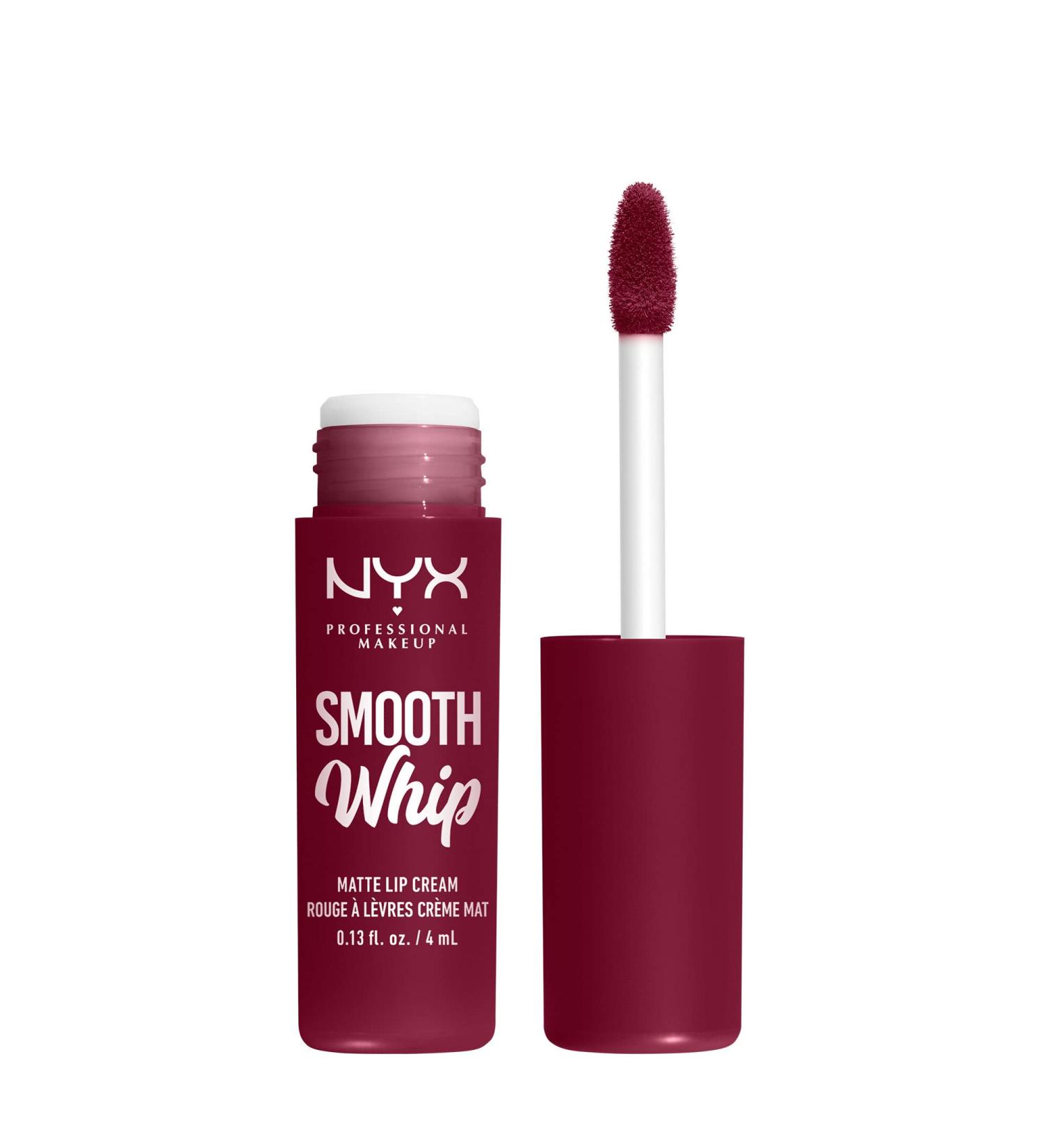 NYX Smooth Whip Matte Lip Cream - Chocolate Mousse (Deep Red Brown) | Long-Lasting, Vegan Liquid Lipstick - Buy Online on GoSupps.com