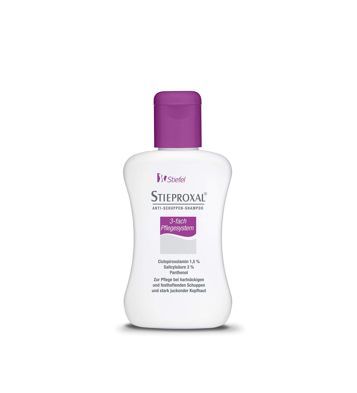 StiProxal 3-Fold Care System - Ciclopiroxolamine 1.5% Salicylic Acid 3% Panthenol | 100ml for Itchy Scalp & Stubborn Shedding | International Shipping - Buy Online on GoSupps.com