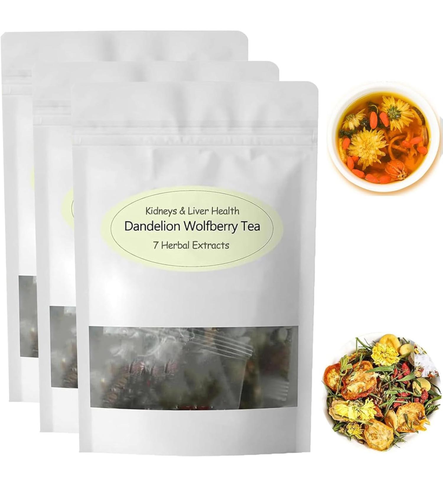 Chicory and Gardenia Tea Chicory and Gardenia Tea Bags Chicory Gardenia Tea for Kidney Health Chinese 7Excellent Herbal Extracts (3 Bag) - Buy Online on GoSupps.com