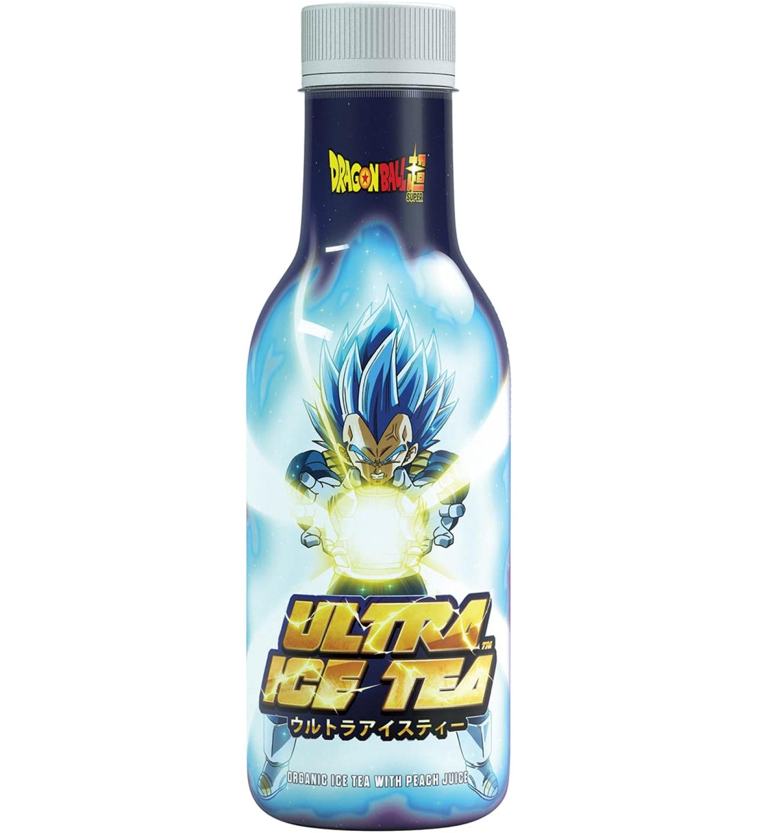 Buy Ultra Ice Tea Bio Vegan Black Tea with Vegeta - Refreshing Peach Flavor - 500ml Iced Drink - Buy Online on GoSupps.com