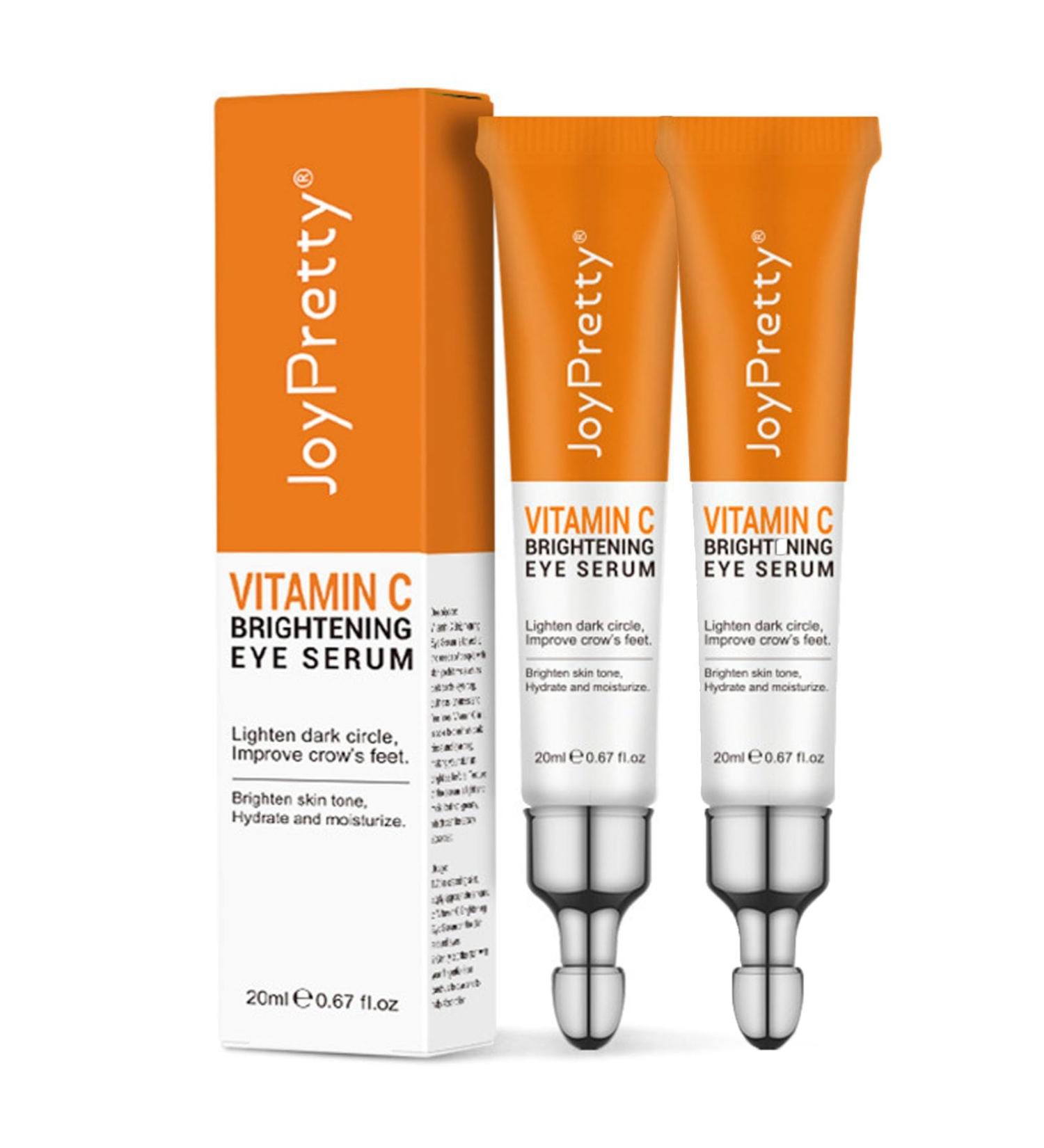 Best Vitamin C Eye Cream for Dark Circles & Puffiness - Anti-Aging Under Eye Treatment (2PCS - Buy Online on GoSupps.com