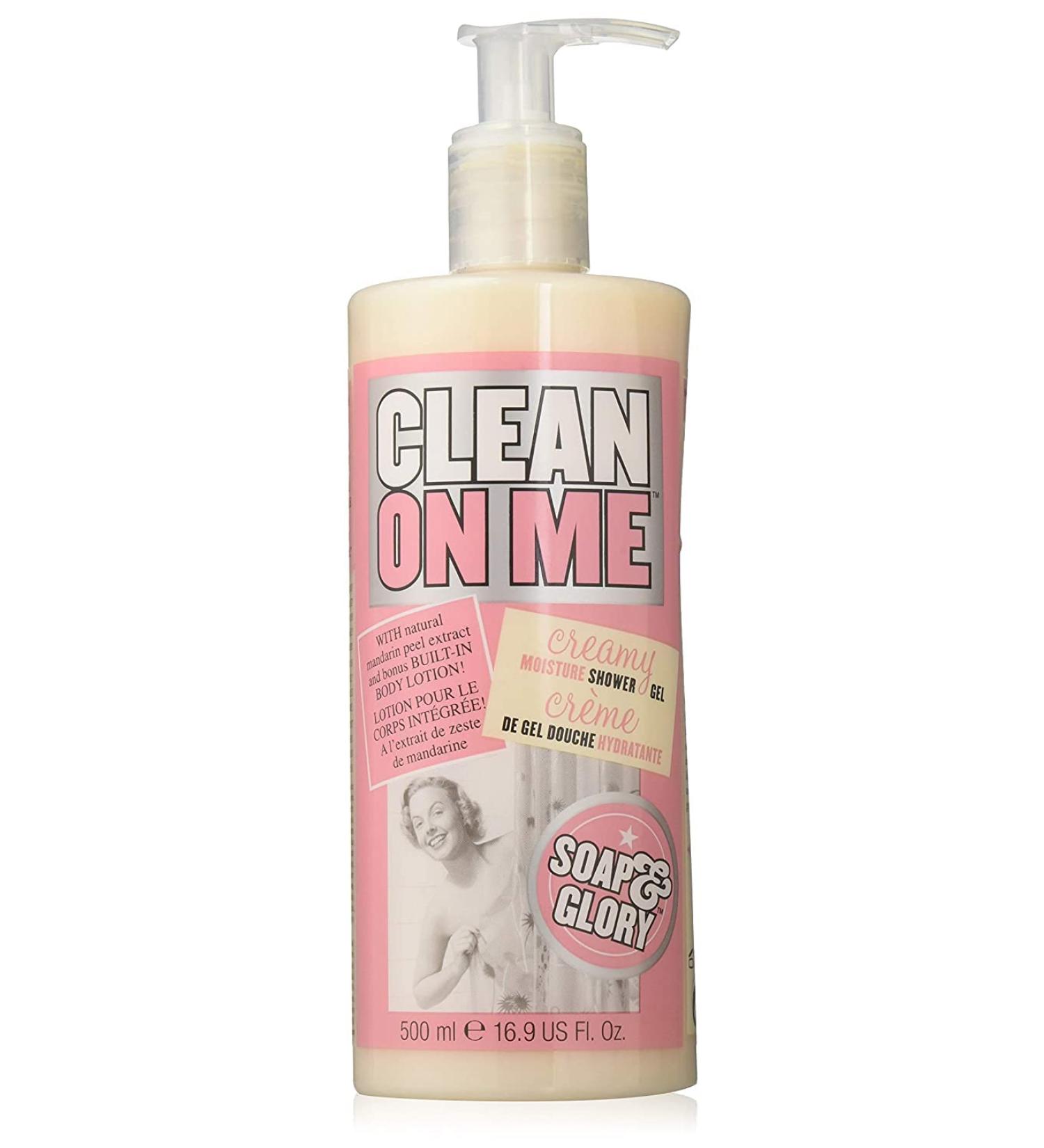 Soap & Glory Clean On Me Shower Gel and Body Lotion - Luxurious Hydration Combo - Buy Online on GoSupps.com