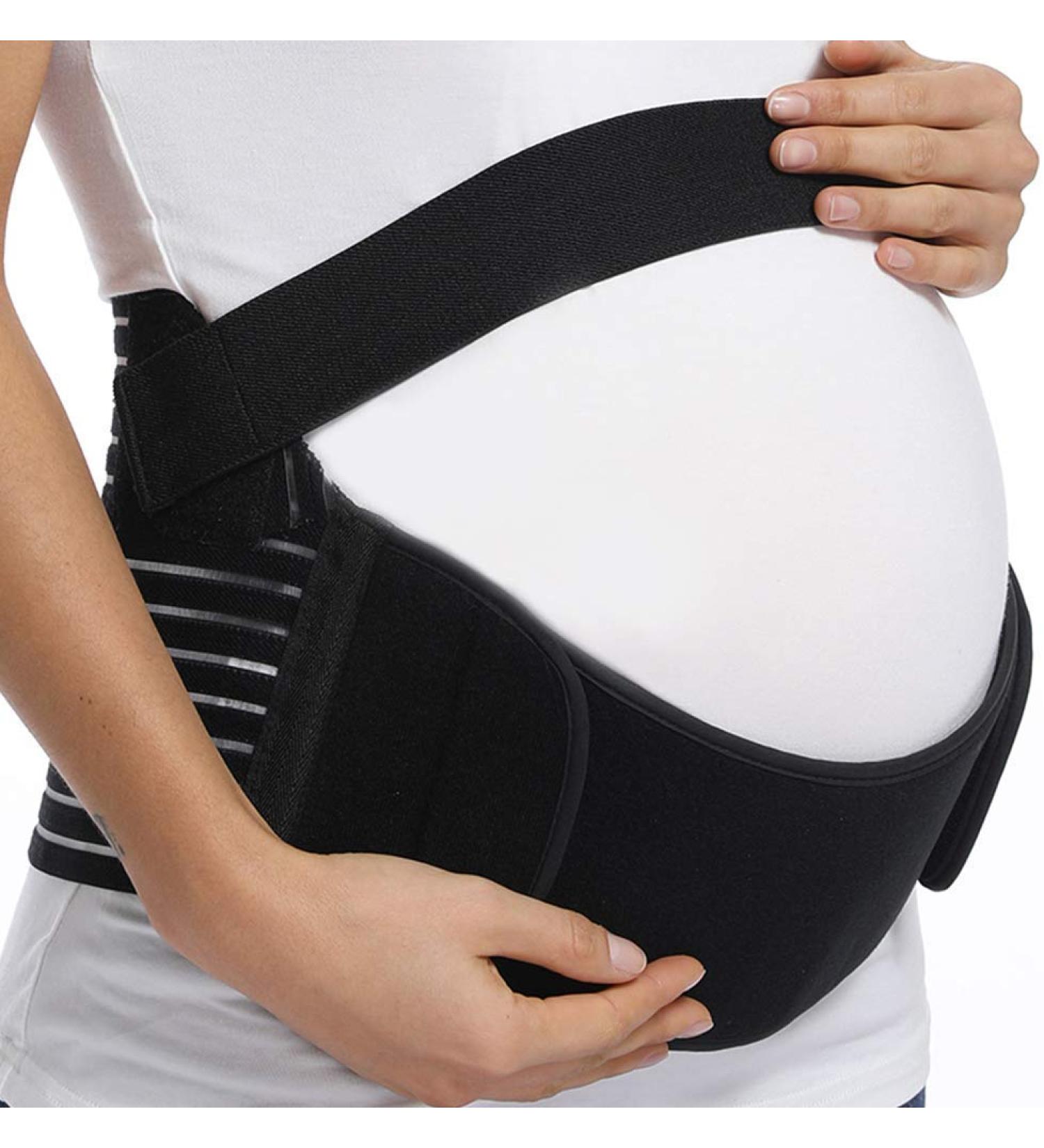 FITTOO Maternity Support Belt - Pregnancy Belly & Back Brace, Black, Size L - Buy Online on GoSupps.com