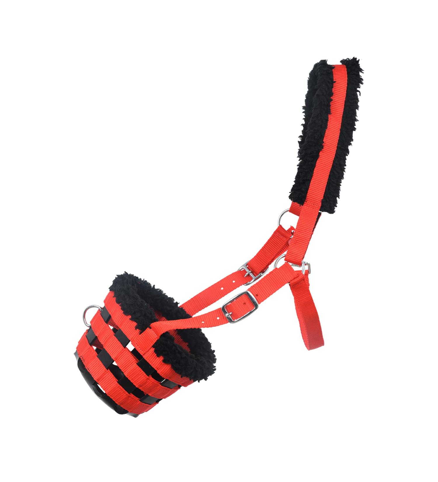 Buy SIE Muzzle for Horse Pasture - Full Red Outing Solid Color | International Shipping Available - Buy Online on GoSupps.com