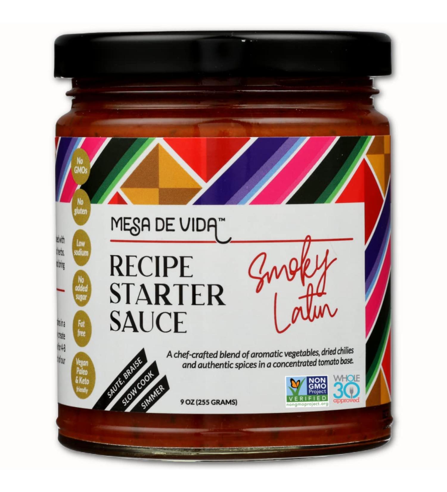 Smoky Latin Cooking Sauce & Seasoning Sauce | Whole30 Approved Gourmet Recipe Starter Blend - Vegan  Vegetarian  Plant-Based  & Paleo â 9 oz Jar - Buy Online on GoSupps.com