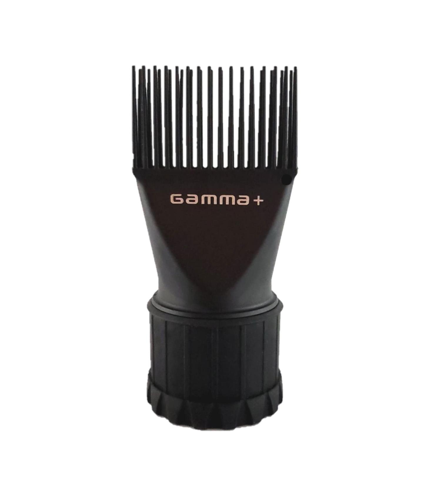 GAMMA+ Professional Hair Dryer Comb Attachment - 32 Teeth Black | Fits 1.5 Diameter Dryers - Buy Online on GoSupps.com