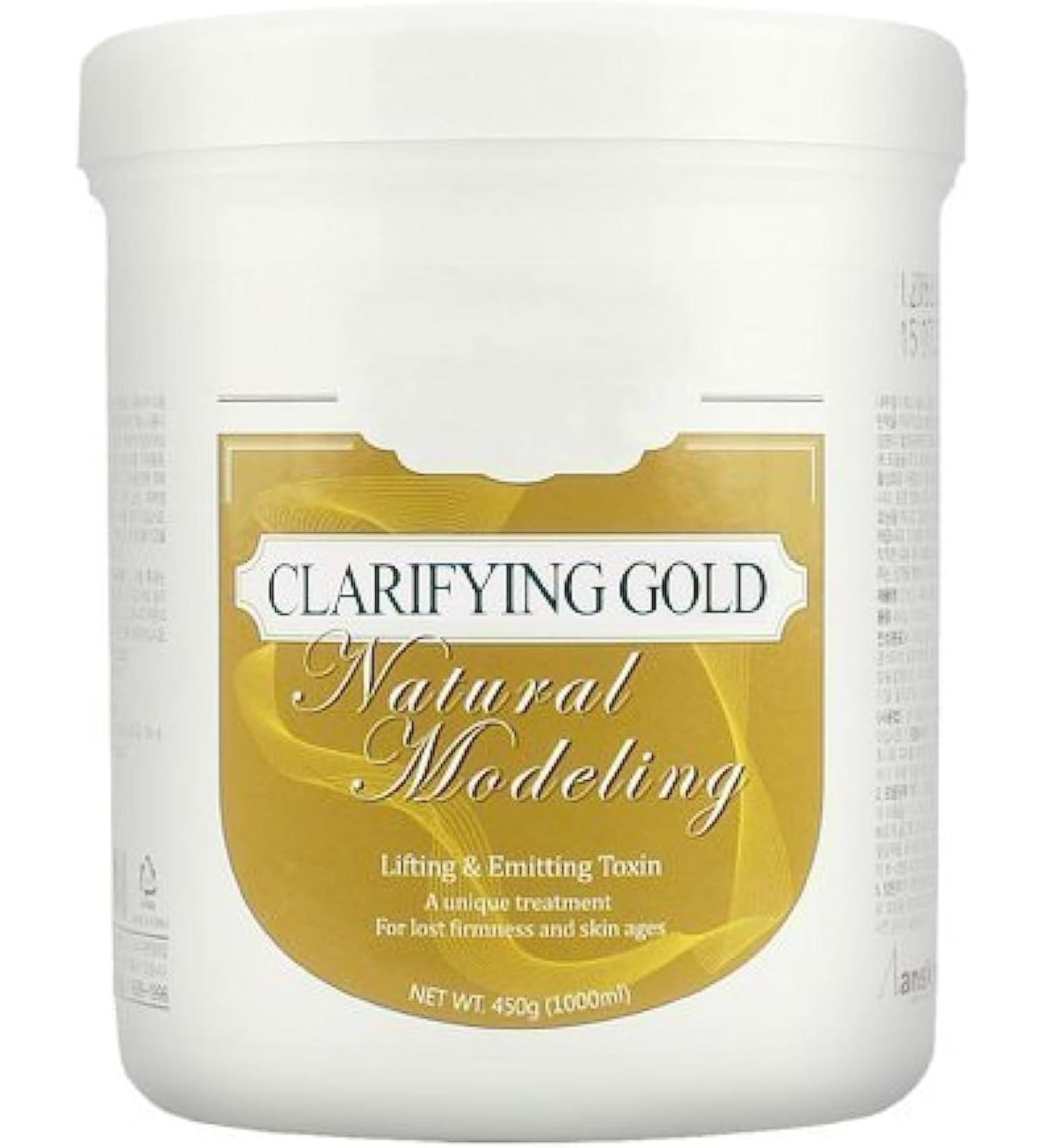 Anskin clarifying gold modeling mask (NET WT. 450g - 1000ml) Anskin 24k gold
