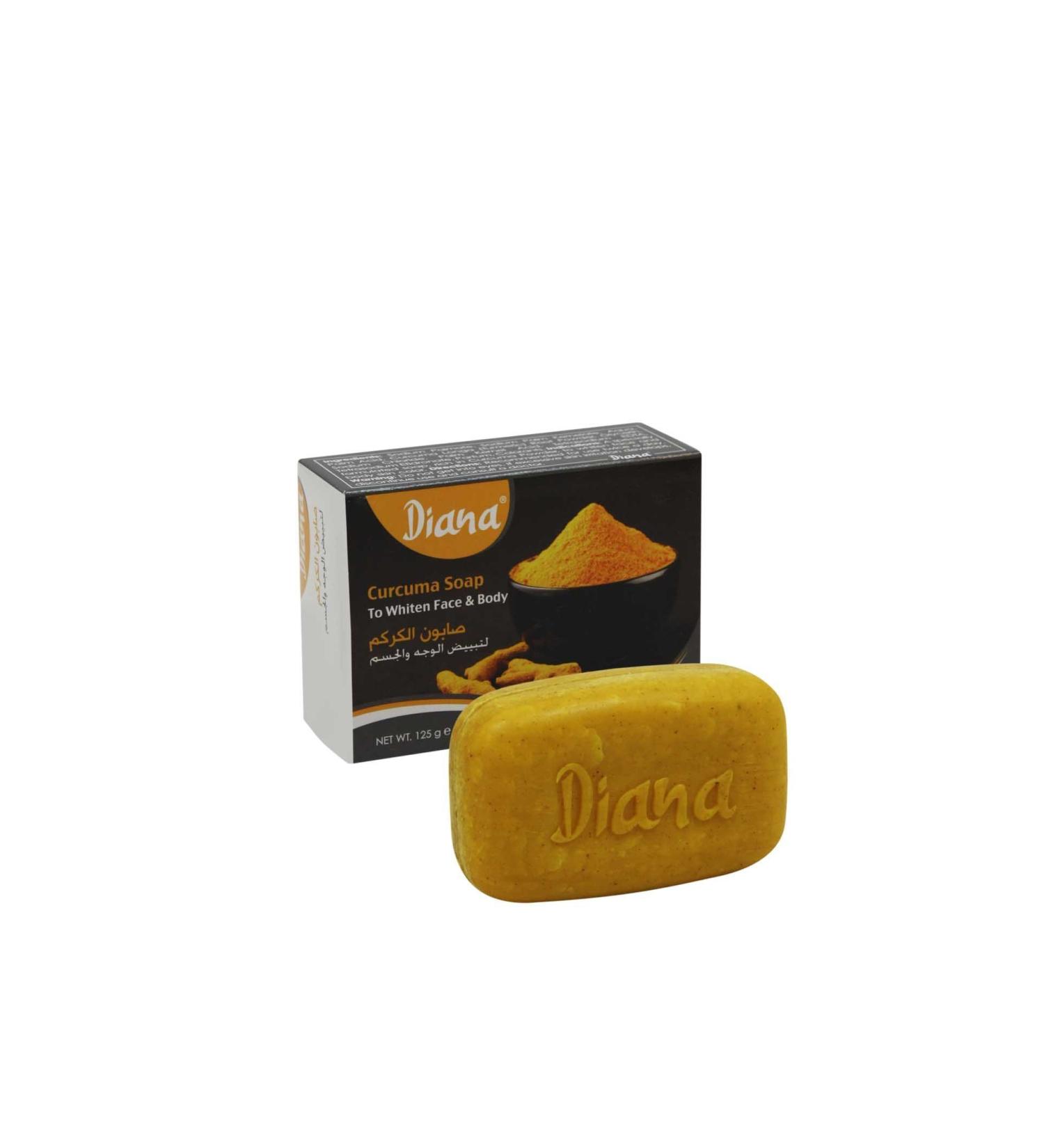 Diana TURMERIC (Curcuma) Face & Body Skin Brightening Soap 125g BY ELYSEESTAR
