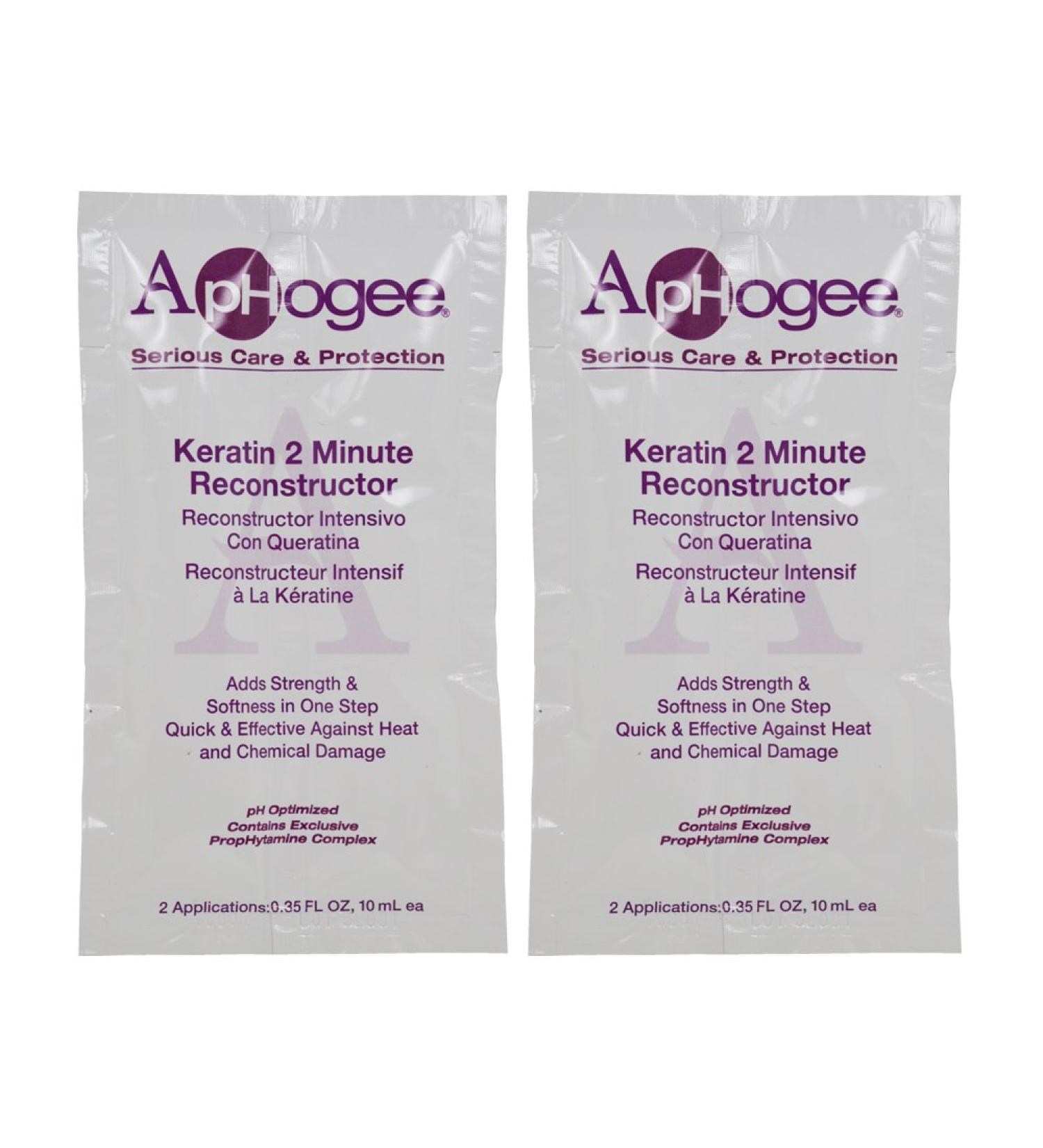 ApHogee Keratin 2 Minute Reconstructor 0.35oz (2 Applications)Pack of 2