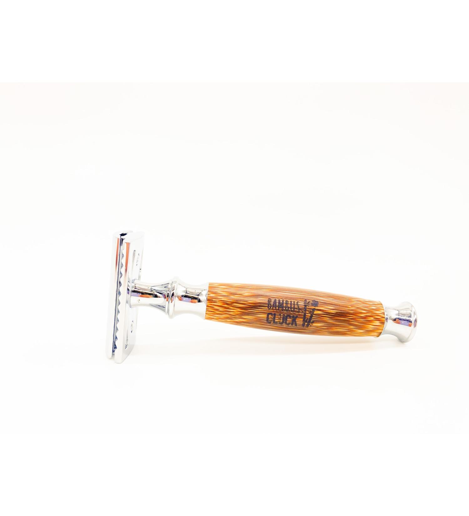Eco-Friendly Bamboo Grip Razor for Sustainable Shaving | International Shipping Available - Buy Online on GoSupps.com