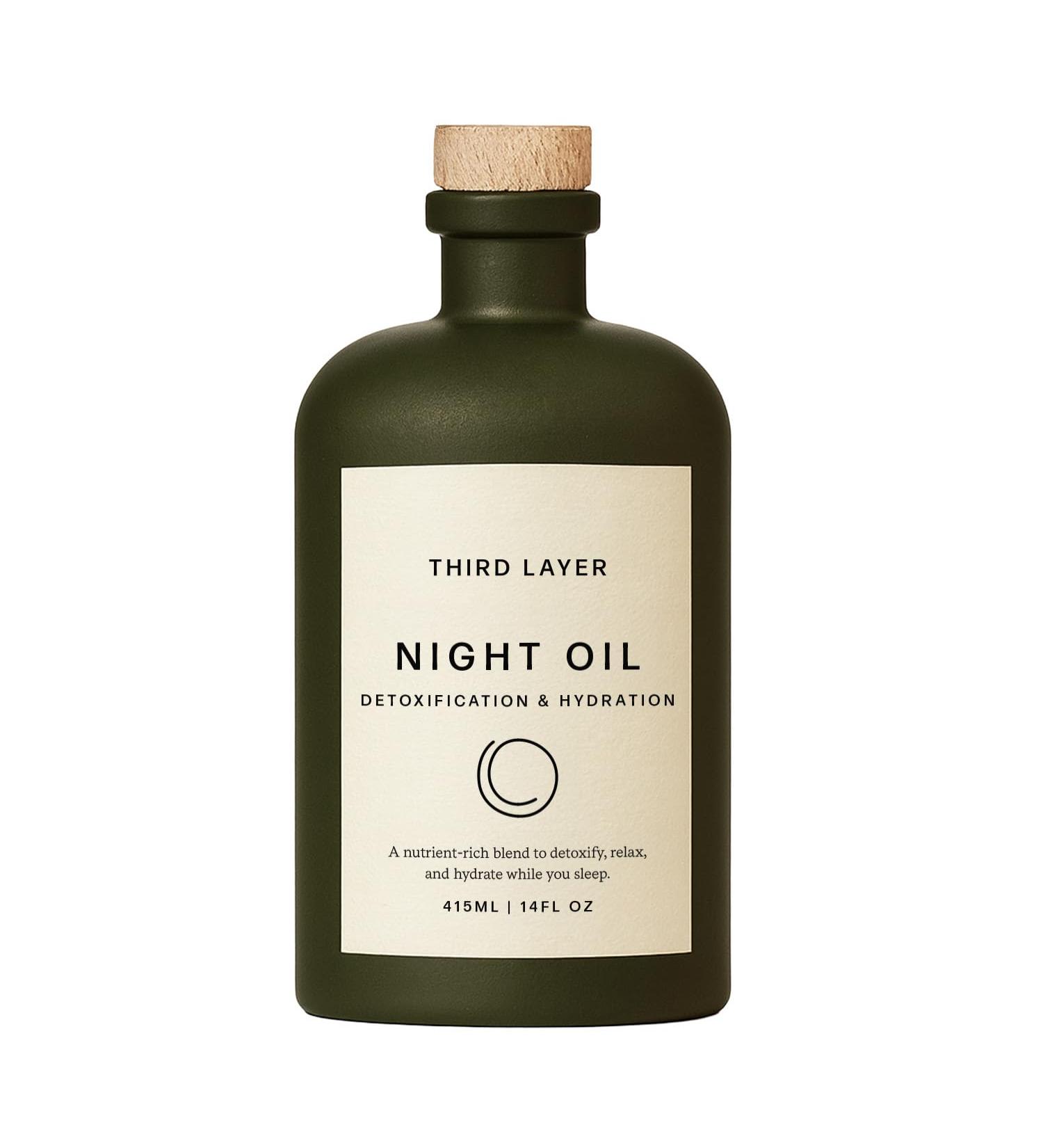 Third Layer Castor Oil Body Oil 100% Organic Cold-Pressed Hexane-Free with Magnesium & Frankincense for Skin Hydration & Evening Self-Care Night Oil (14 fl oz) - Buy Online on GoSupps.com