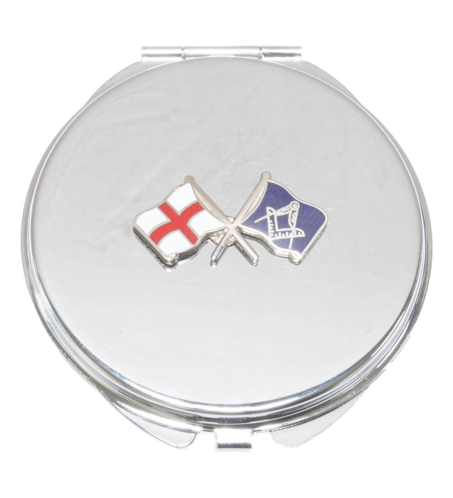 Masonic England Compact Mirror Handbag Gift With Free Engraving 233 - Buy Online on GoSupps.com