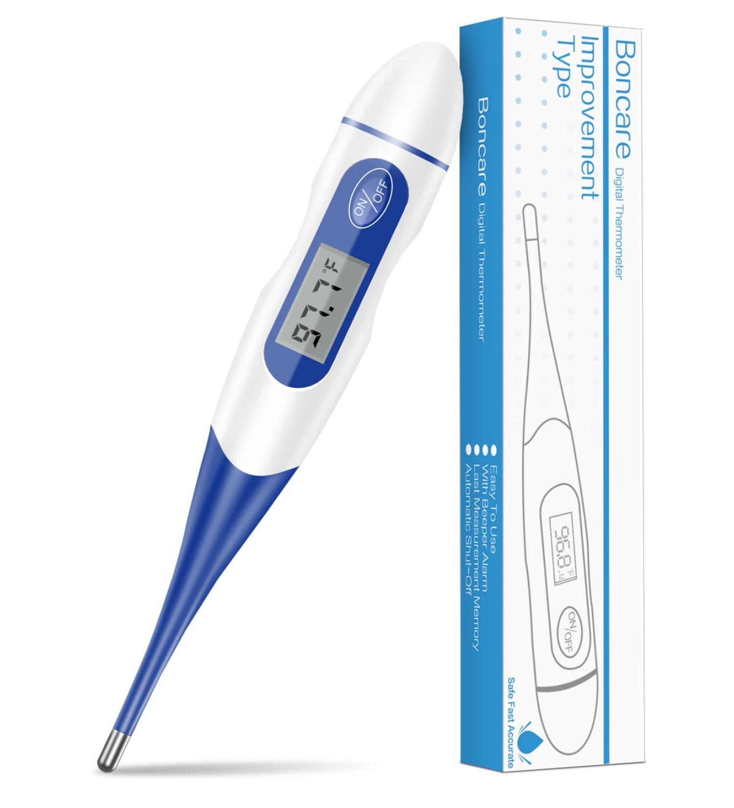 Buy Digital Oral Thermometer for Adults - Fast 60s Fever Reading - Blue | International Shipping - Buy Online on GoSupps.com