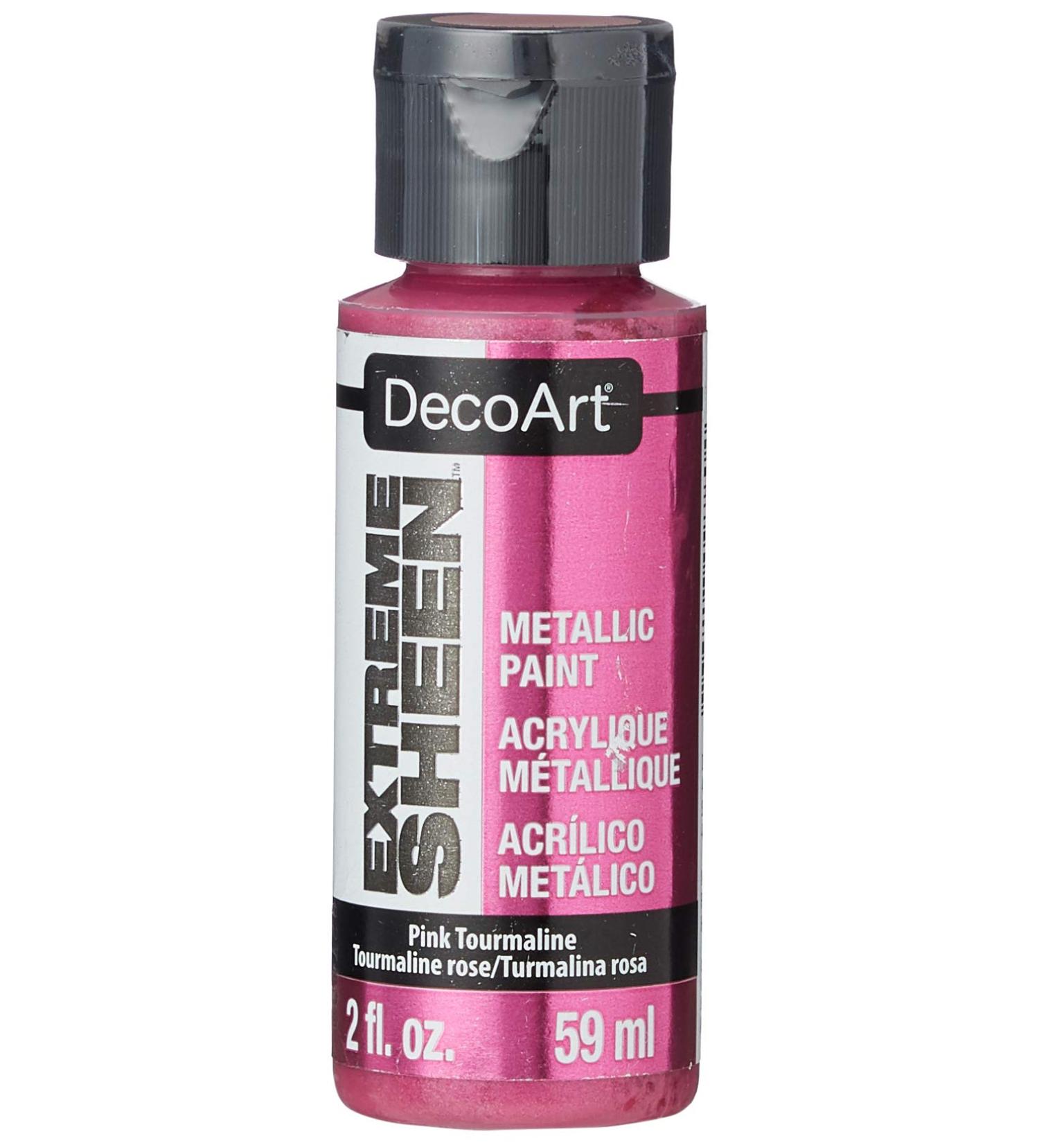 DecoArt Acrylic 2 Ounce Pink Tourmaline Extreme Sheen Paint 2 Fl Oz (Pack of 1) Pink Tourmaline - Buy Online on GoSupps.com