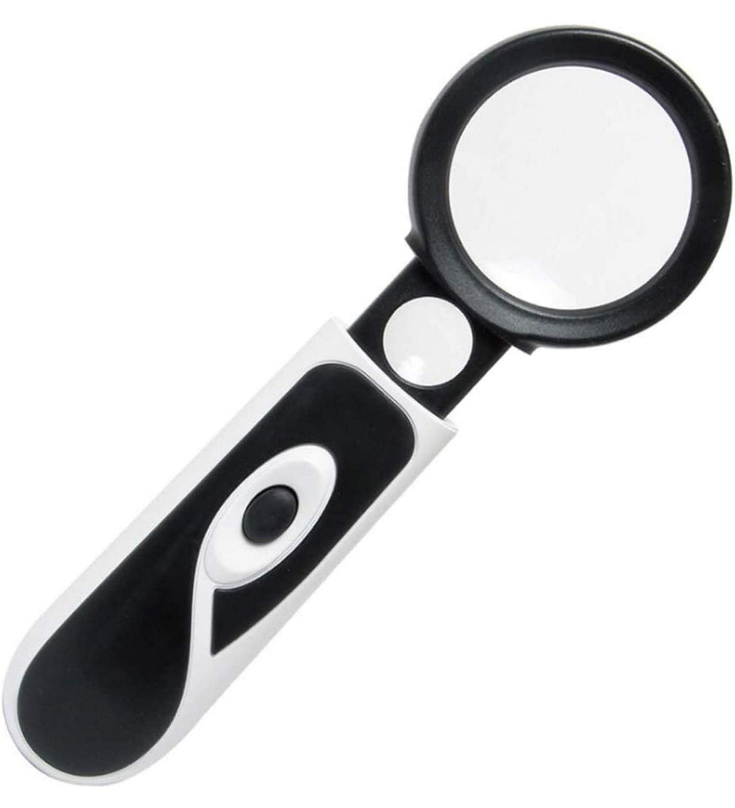 Magnifying Glasses for Hobbies Reading Magnifier Handheld Telescopic 3.5/20X Double Rate LED Magnifying Glass Vision