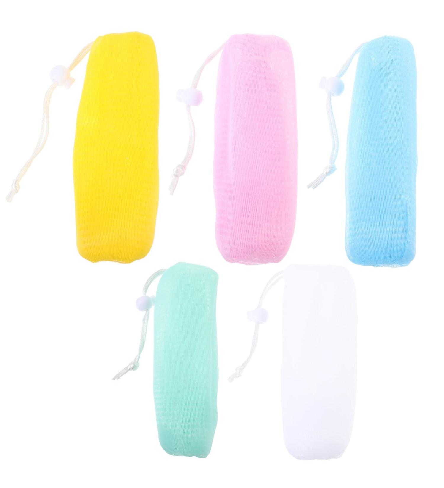 Baluue 5pcs Soap Pouch Foam Net Soap for Soap Bars Soap Storage Sasquatch Soap 15*6cm As Shown - Buy Online on GoSupps.com