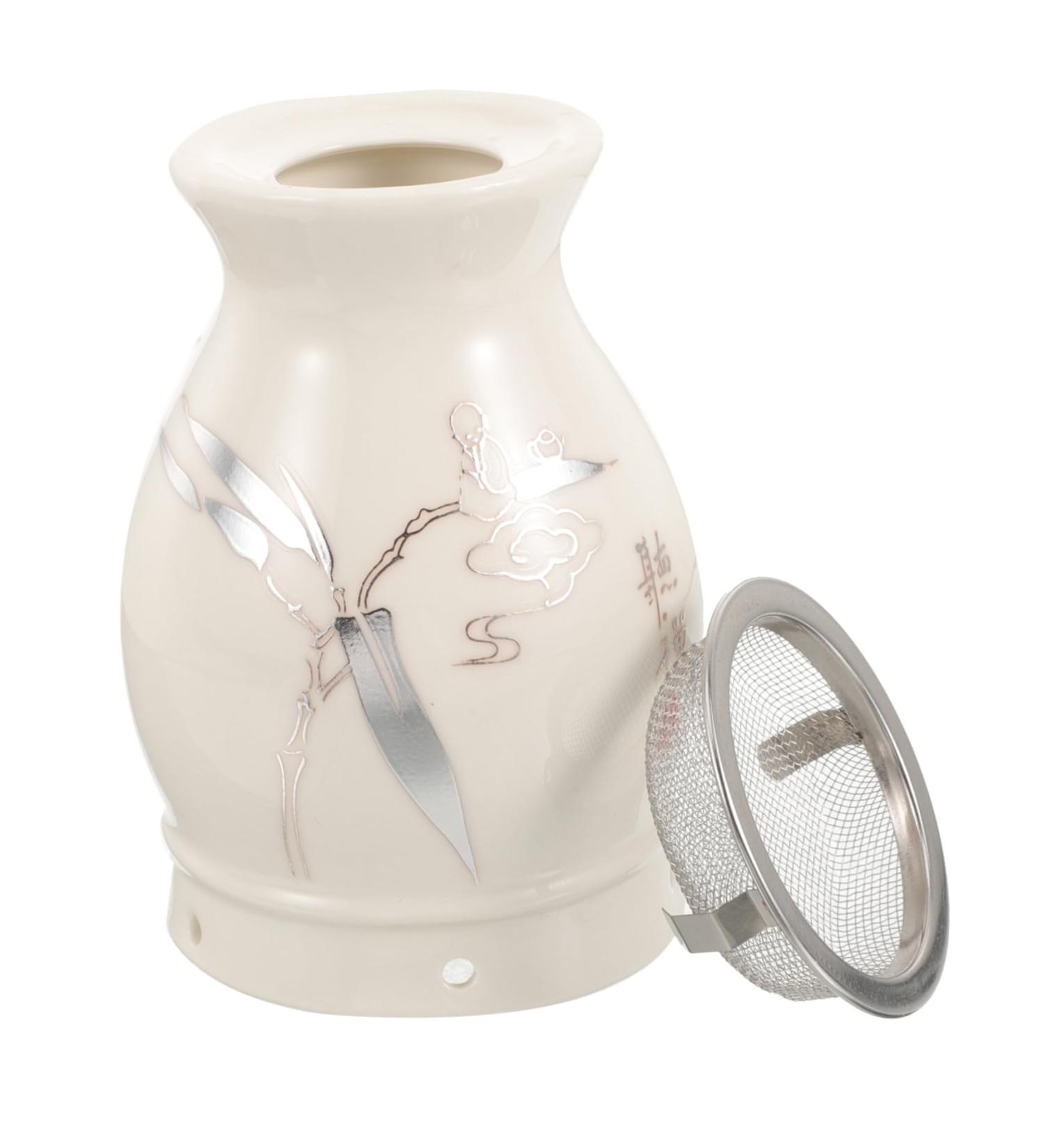 Healvian 3-in-1 Personal Hygiene Tool | Dishwasher Safe Pot Utensils | Massage & Moxibustion Accessories for Whole Body Care | Ceramic & Metal Scratching Vessel Burner - Buy Online on GoSupps.com