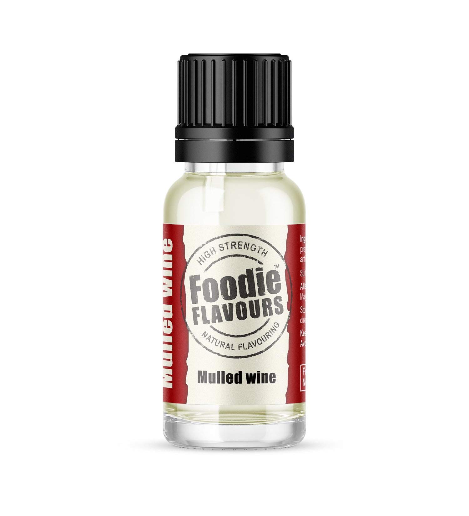 Foodie Flavours Natural Mulled Wine Flavouring High Strength - 15ml