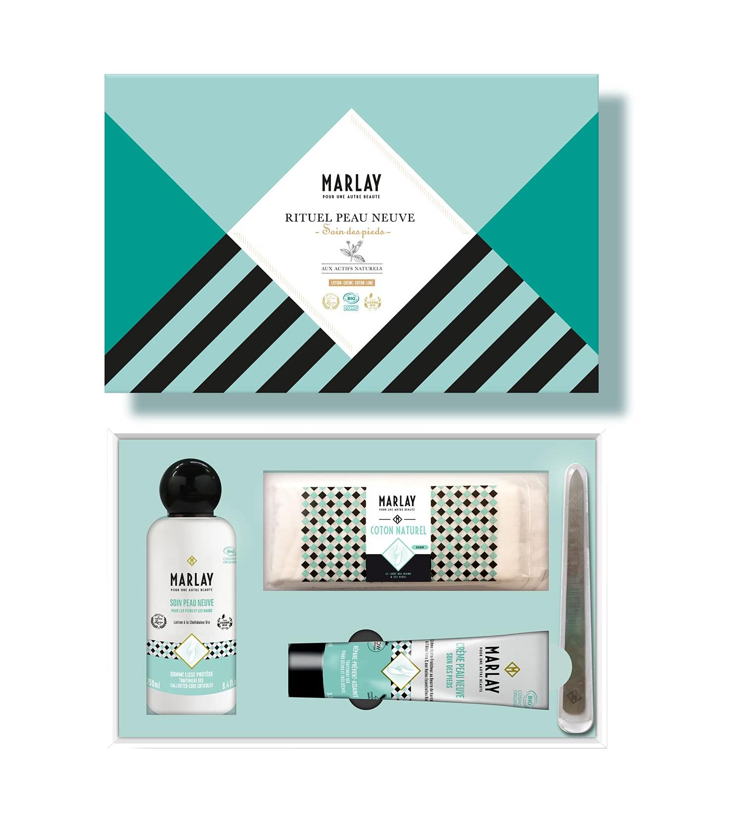 Marlay Cosmetics Ritual Set for New Skin Care Dry and Damaged Feet Lotion & Cream Organic Celandine 99% Natural Origin - Callus Cuticles Corns & Crevices - Made in France - Buy Online on GoSupps.com