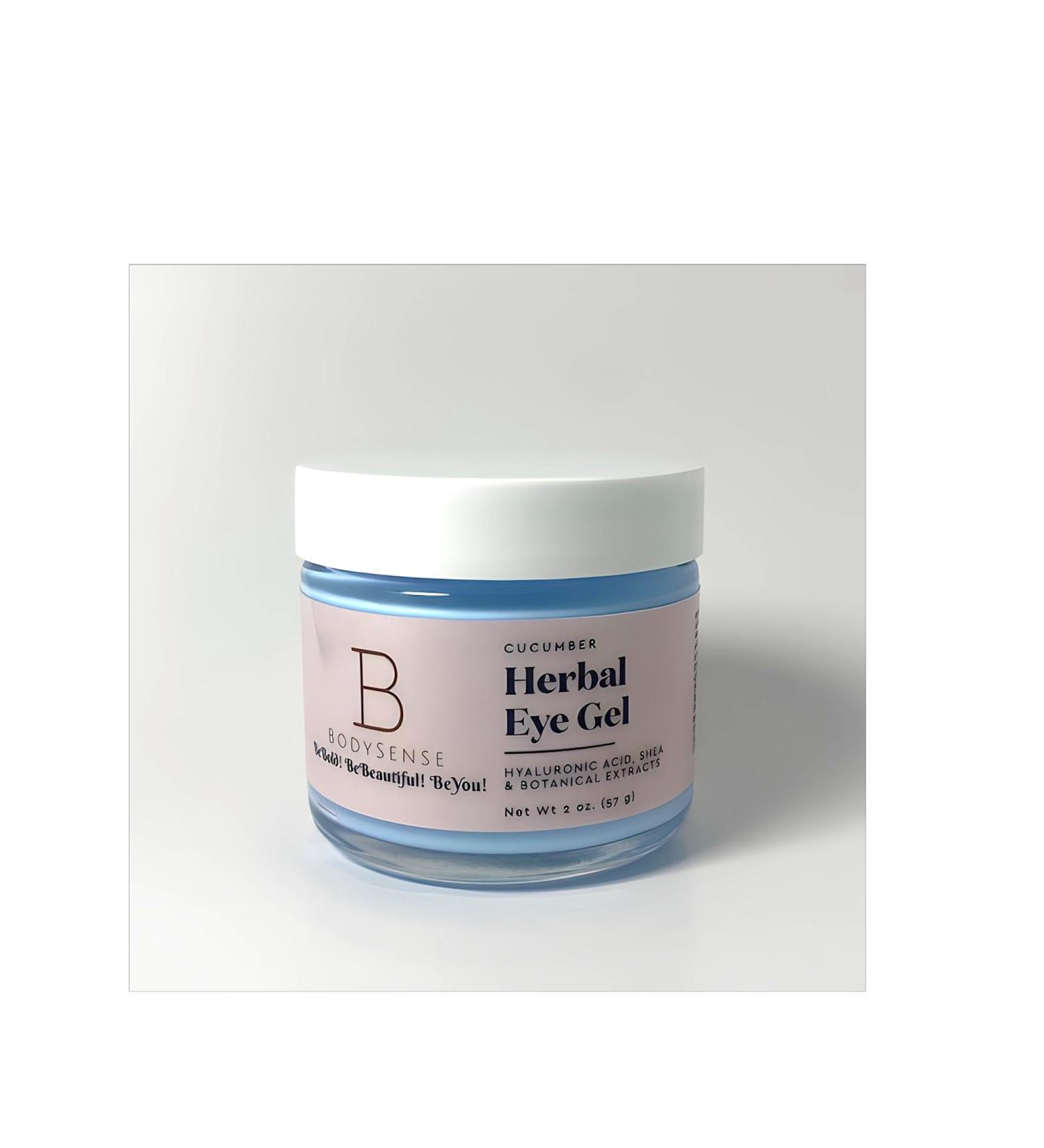 BODYSENSE CUCUMBER HERBAL EYE GEL WITH HYALURONIC ACID SHEA & BOTANICAL EXTRACTS Blue