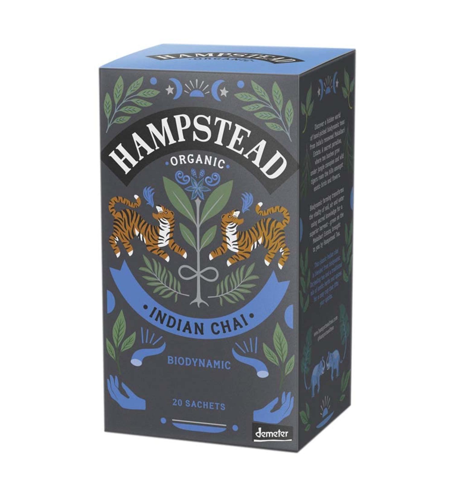 Hampstead Tea Energy Chai 20 BAGS x 4