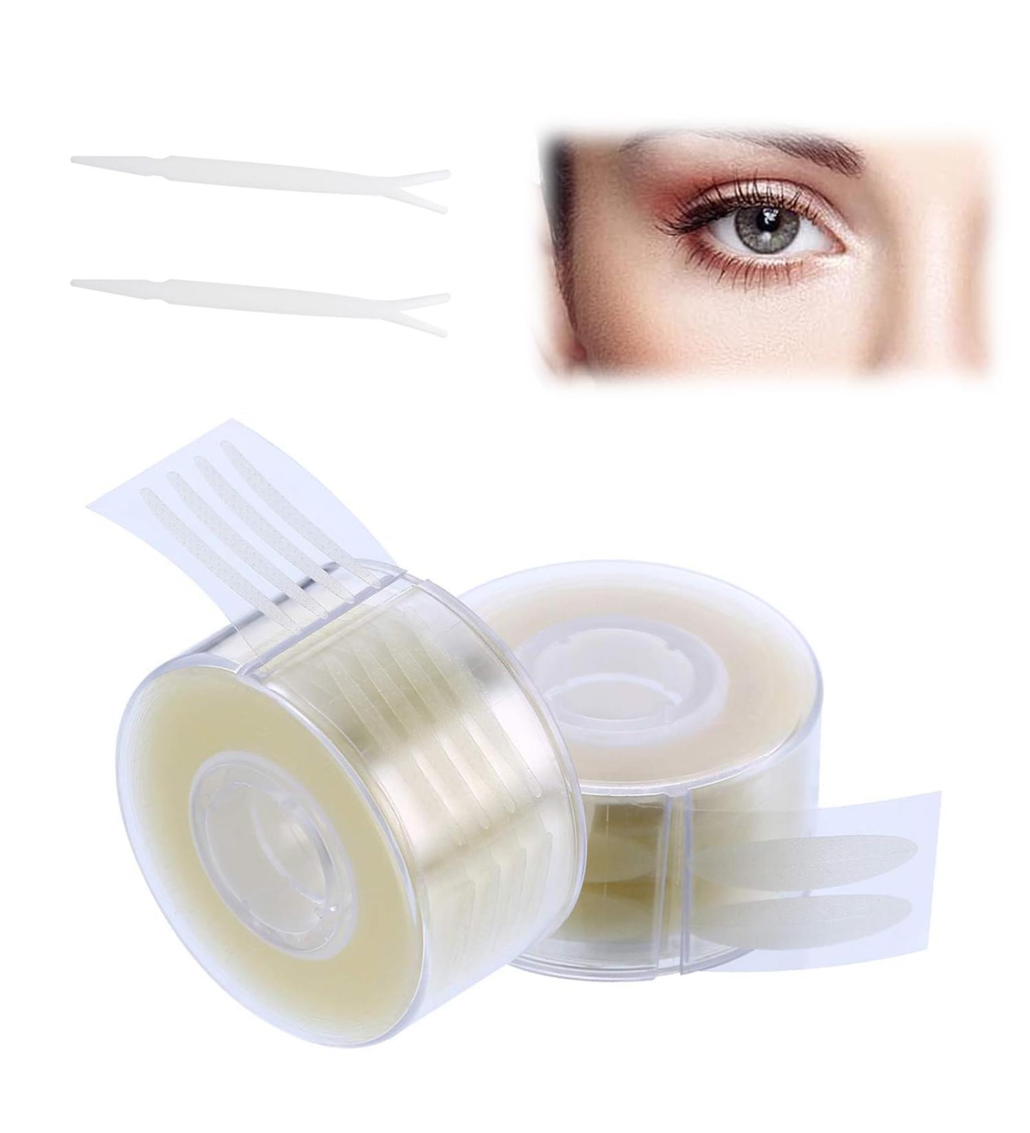 600 Pieces Invisible Eyelid Stripes | Waterproof Eyelid Lifting Tape & Tweezers - Non-Surgical Solution - Buy Online on GoSupps.com