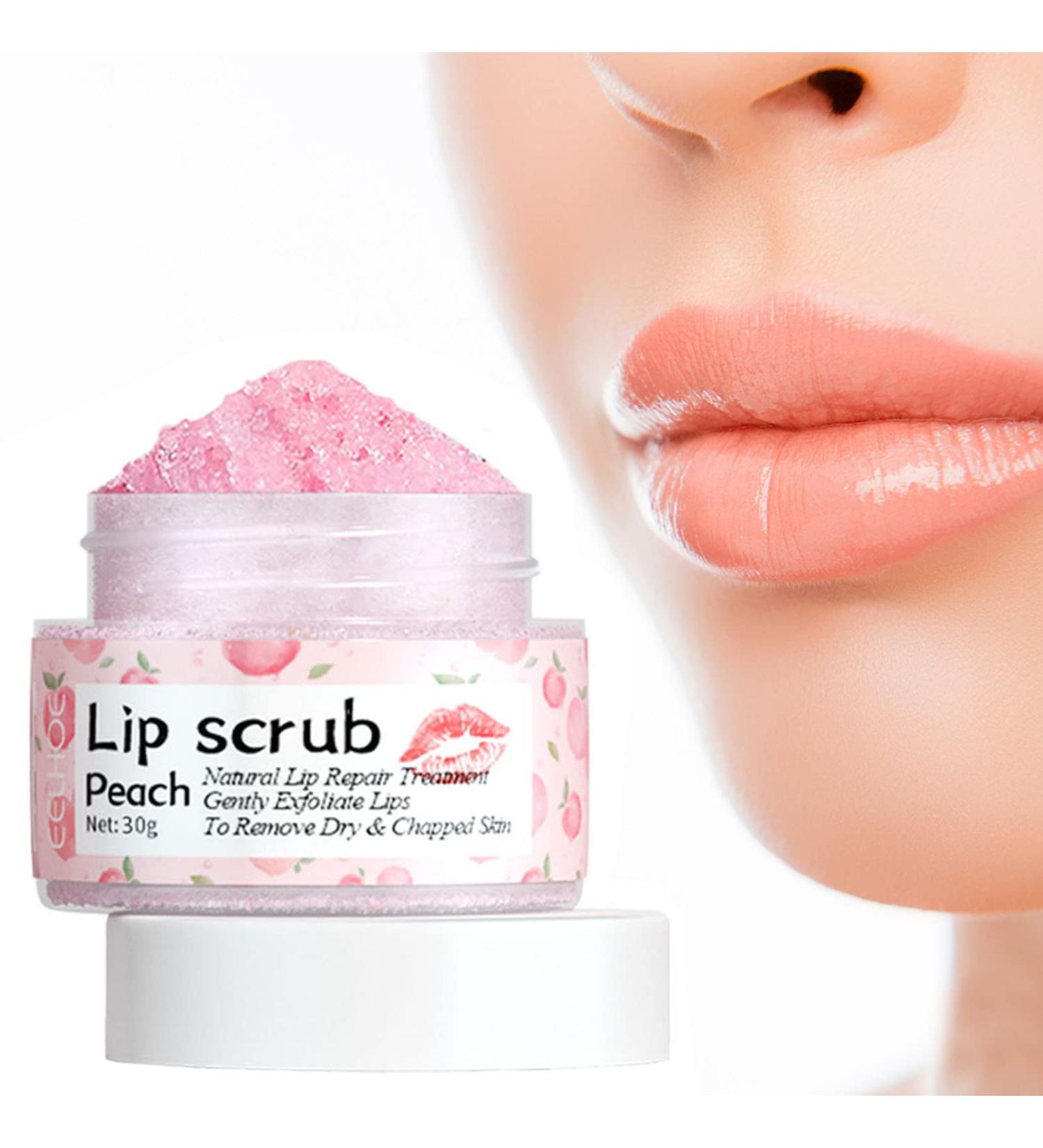 Lip Scrub Balm for Women Lighten Lips Scrub Lip Scrubs Exfoliating Moisturizing Dull Cracked Lips Lip Scrub Dark Lips Lip Care Gift era - Buy Online on GoSupps.com