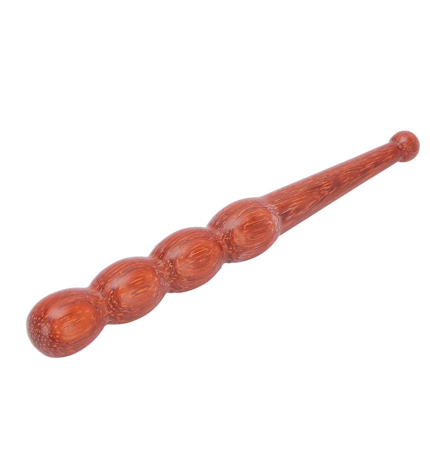 Premium Mahogany Foot & Hand Massage Stick - Deep Tissue Trigger Point Relief for Athletes & Runners | International Shipping Available - Buy Online on GoSupps.com