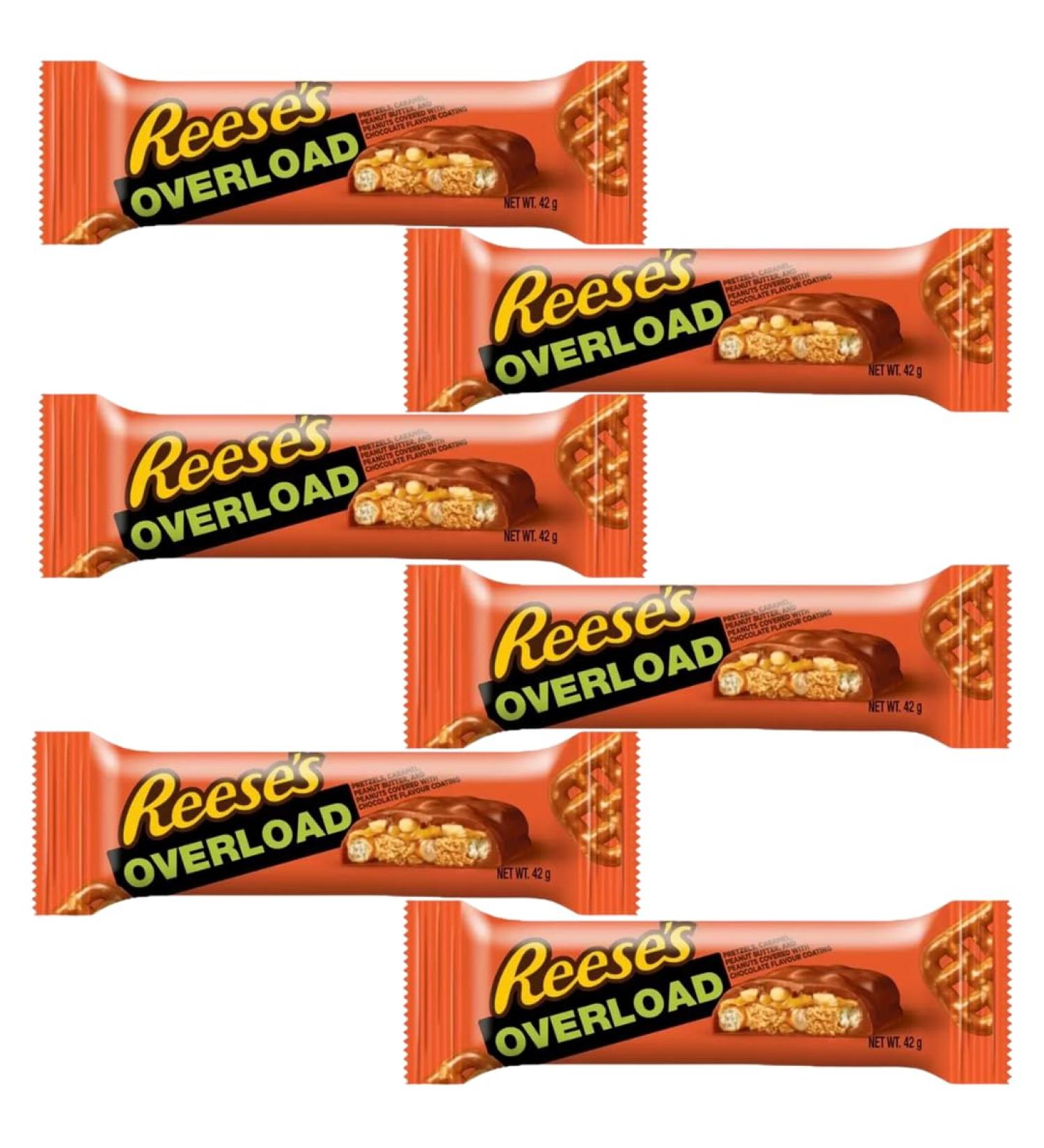 Chocolate Bundle With Reeses Overload Chocolate Bar 42g (6 Pack)