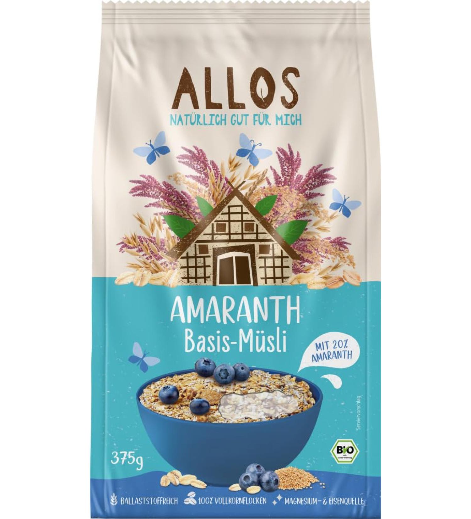 Allos Allos Bio Amaranth Basis Mussels Pack of 2 x 375g boxes