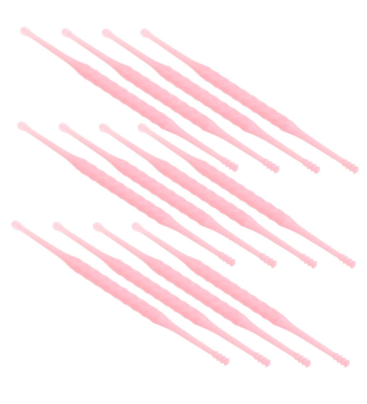 Generic 12pcs Pack Disposable Clean Tool Plastic Wax Soft Tip Non Cleaner for Daily Use Random Color - Buy Online on GoSupps.com