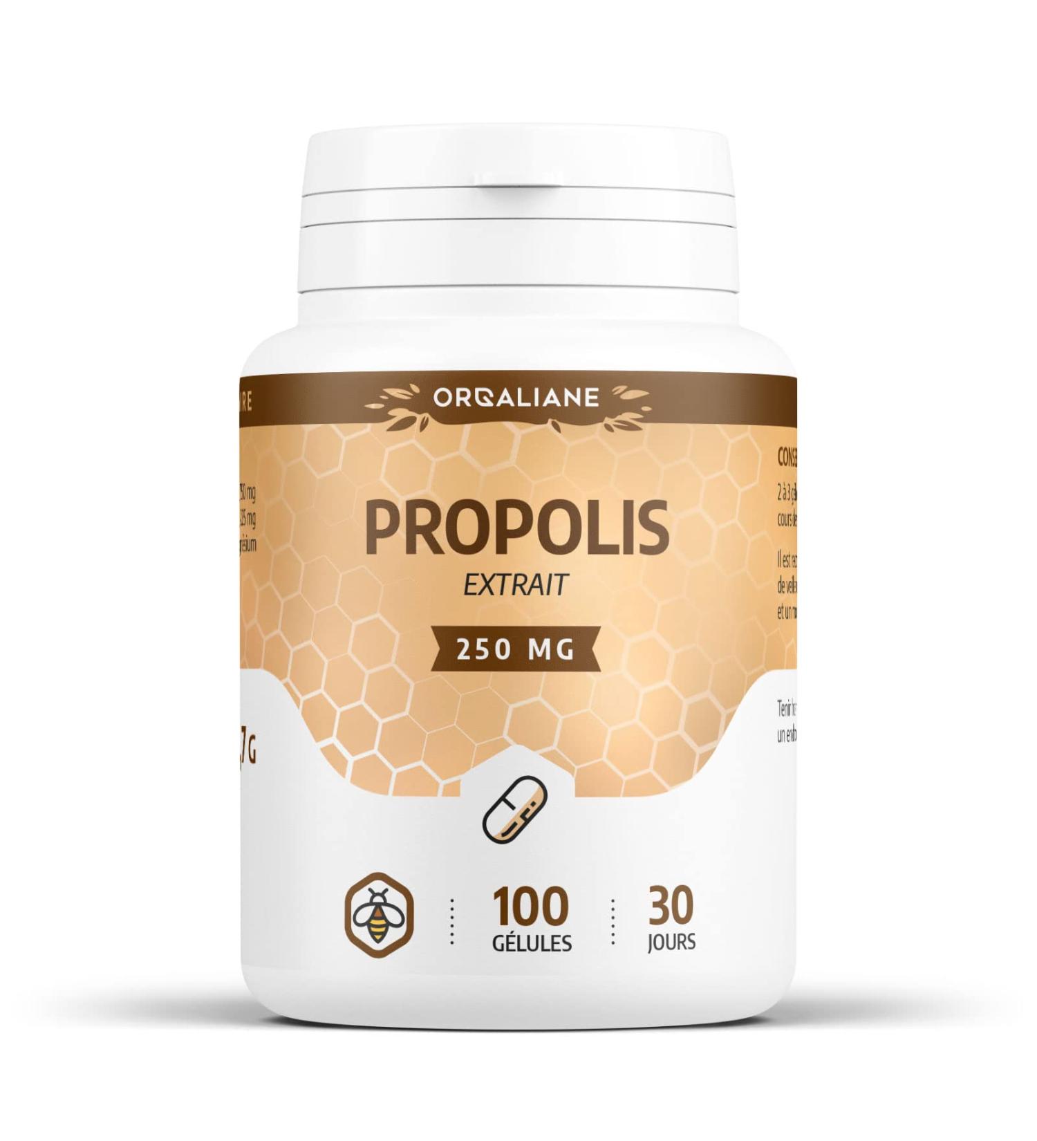Propolis - 250 mg - 100 capsules - Buy Online on GoSupps.com