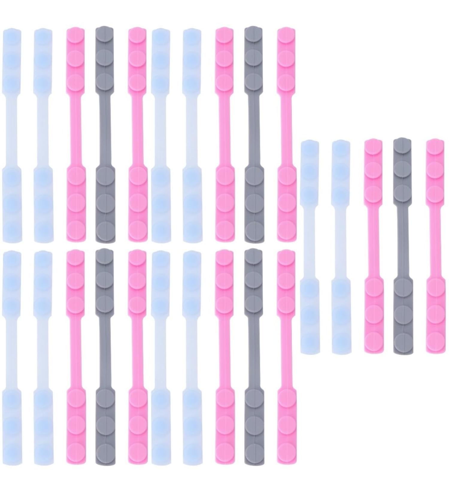 FOMIYES 25 Pack Mask Hearing Protection - Adjustable Ear Cable Extenders & Clips for Face Masks - Eargente Extension Buckle - 15.8x1.5cm - Buy Online on GoSupps.com