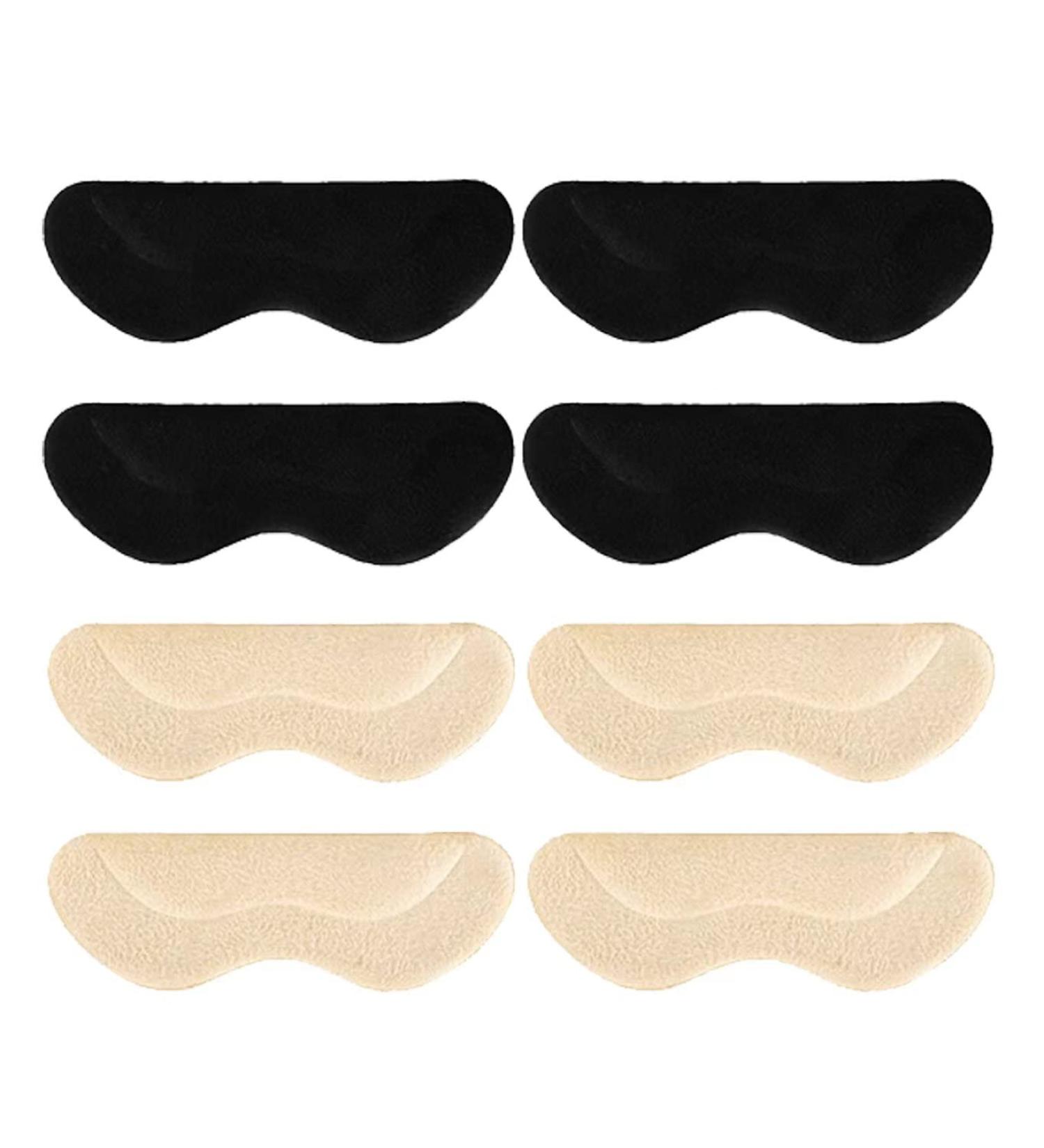 Microfiber Heel Grips & Cushion Inserts - 4 Pairs | Prevent Heel Pains & Blisters - Buy Online on GoSupps.com