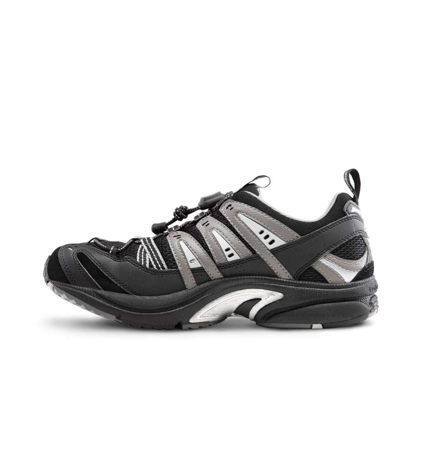 Dr. Comfort Men's Performance-X Diabetic Shoes - Double Depth Therapeutic Shoes - Size 11 Black/Grey - Buy Online on GoSupps.com