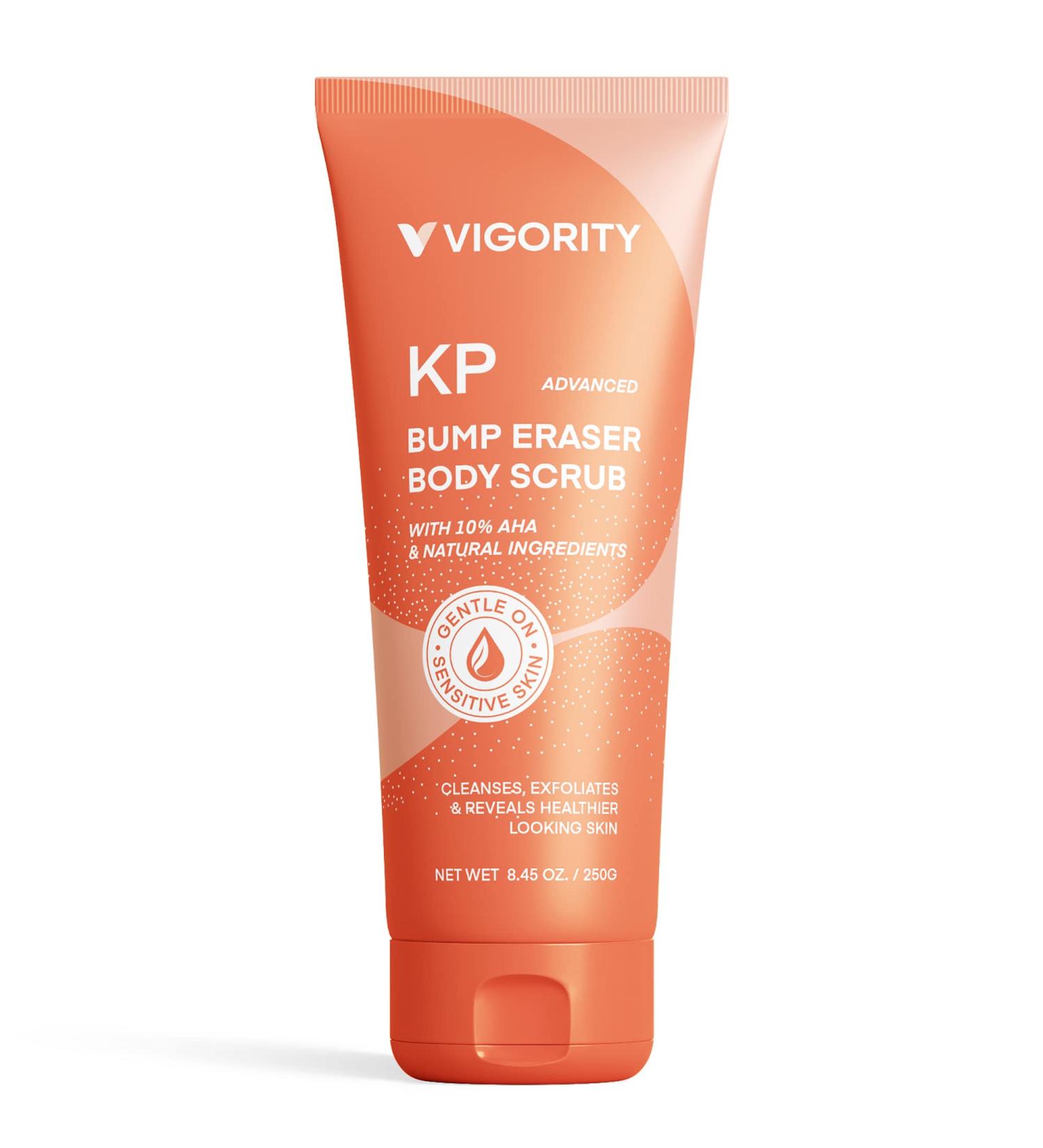 KP Bump Eraser Body Scrub - Exfoliating Strawberry Legs Treatment for Women & Men - 8.45oz - Buy Online on GoSupps.com