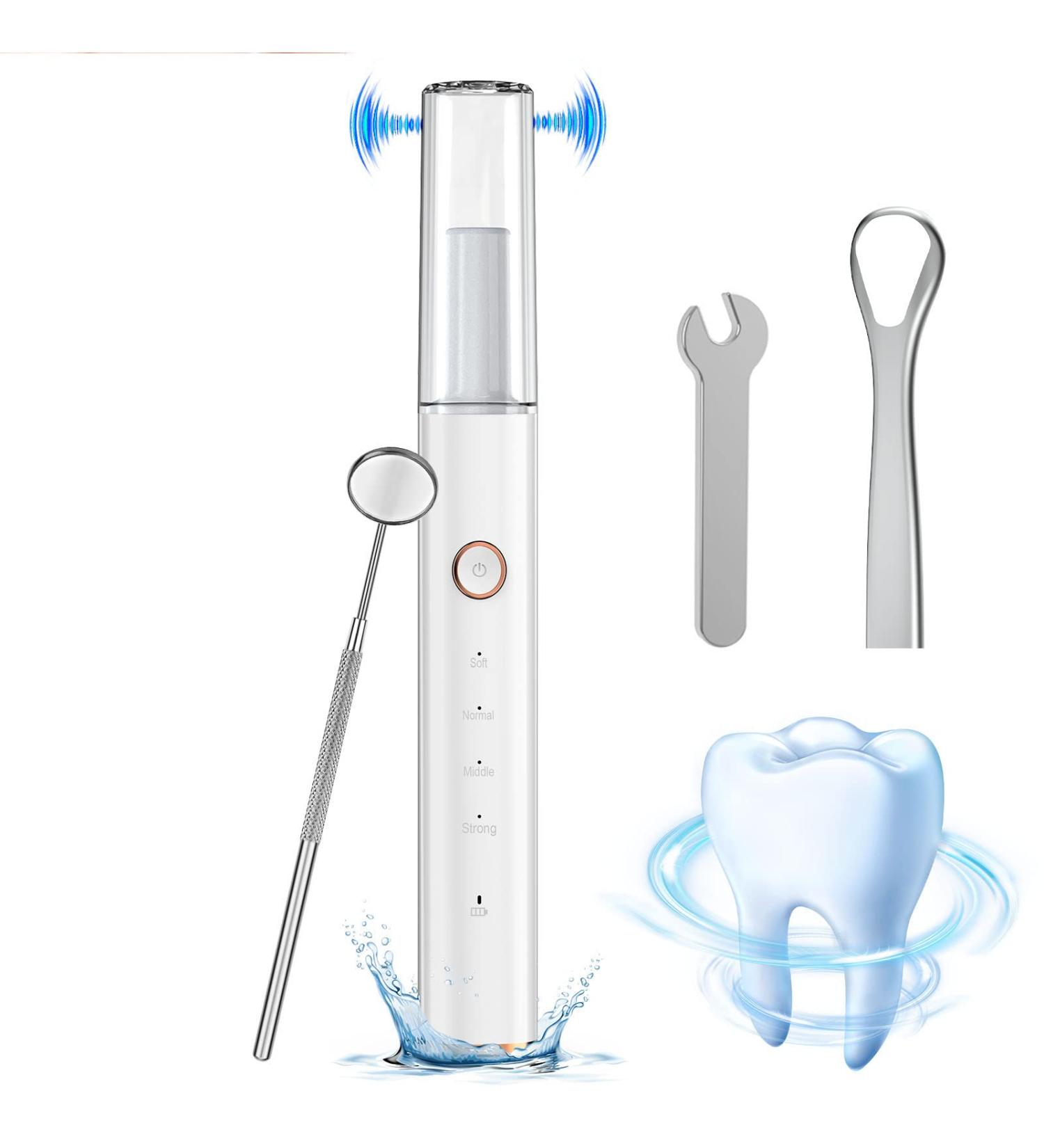 HassoKon Teeth Cleaning Kit - 4 Modes, 4 Heads (White) | Dental Care Set - Buy Online on GoSupps.com